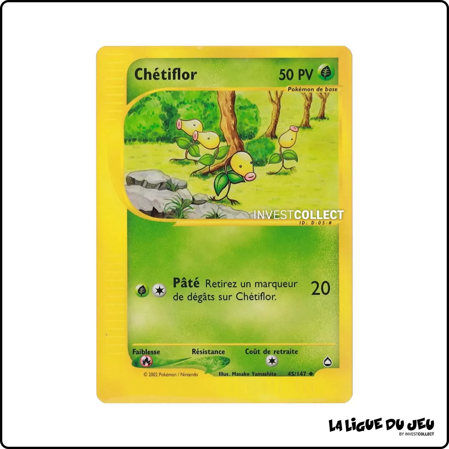 Peu commune - Pokemon - Aquapolis - Chétiflor 45/147