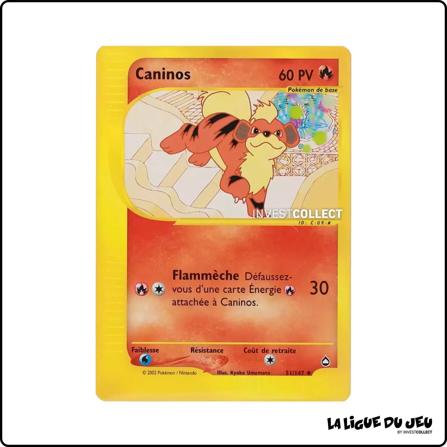 Peu commune - Pokemon - Aquapolis - Caninos 51/147