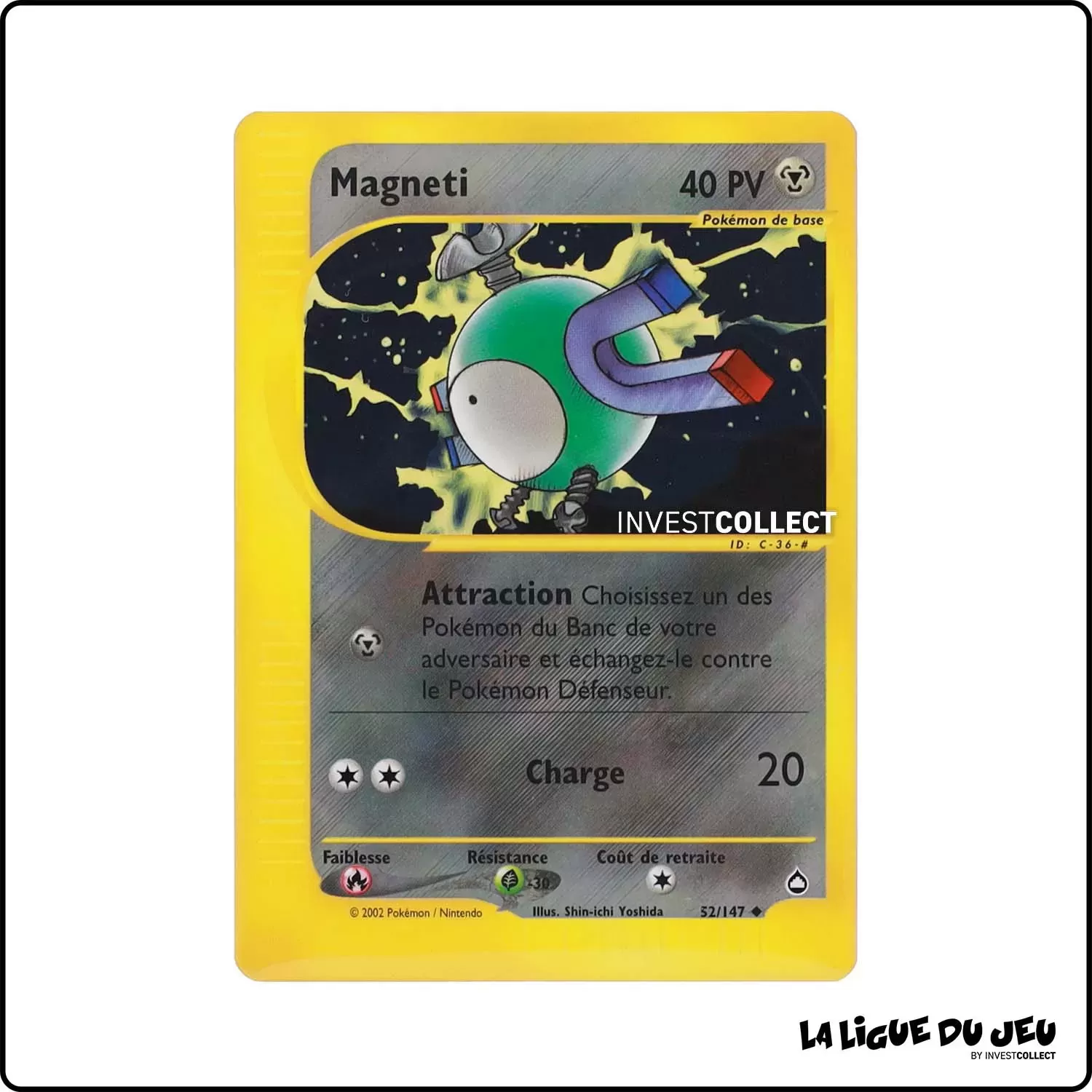 Peu commune - Pokemon - Aquapolis - Magneti 52/147