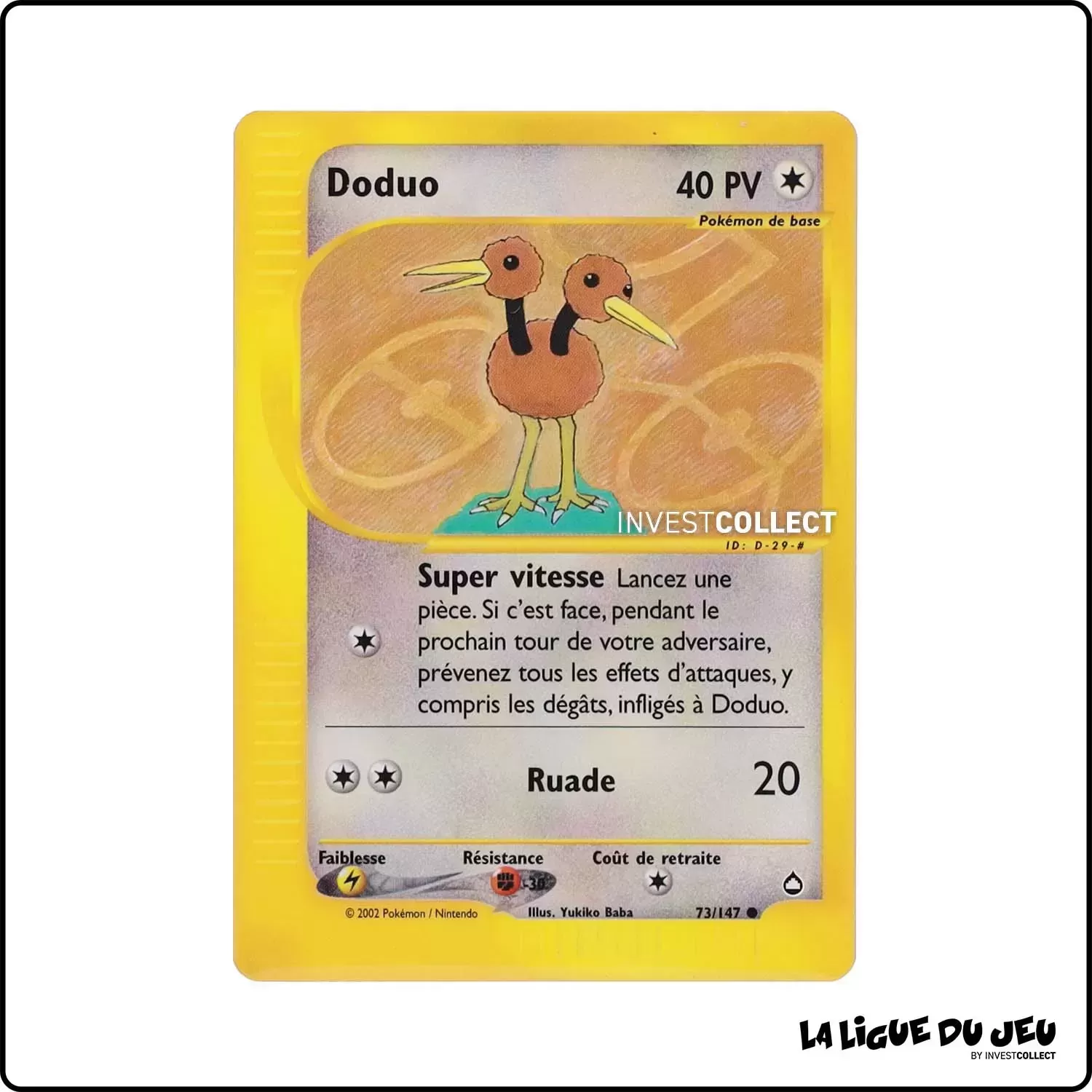 Commune - Pokemon - Aquapolis - Doduo 73/147