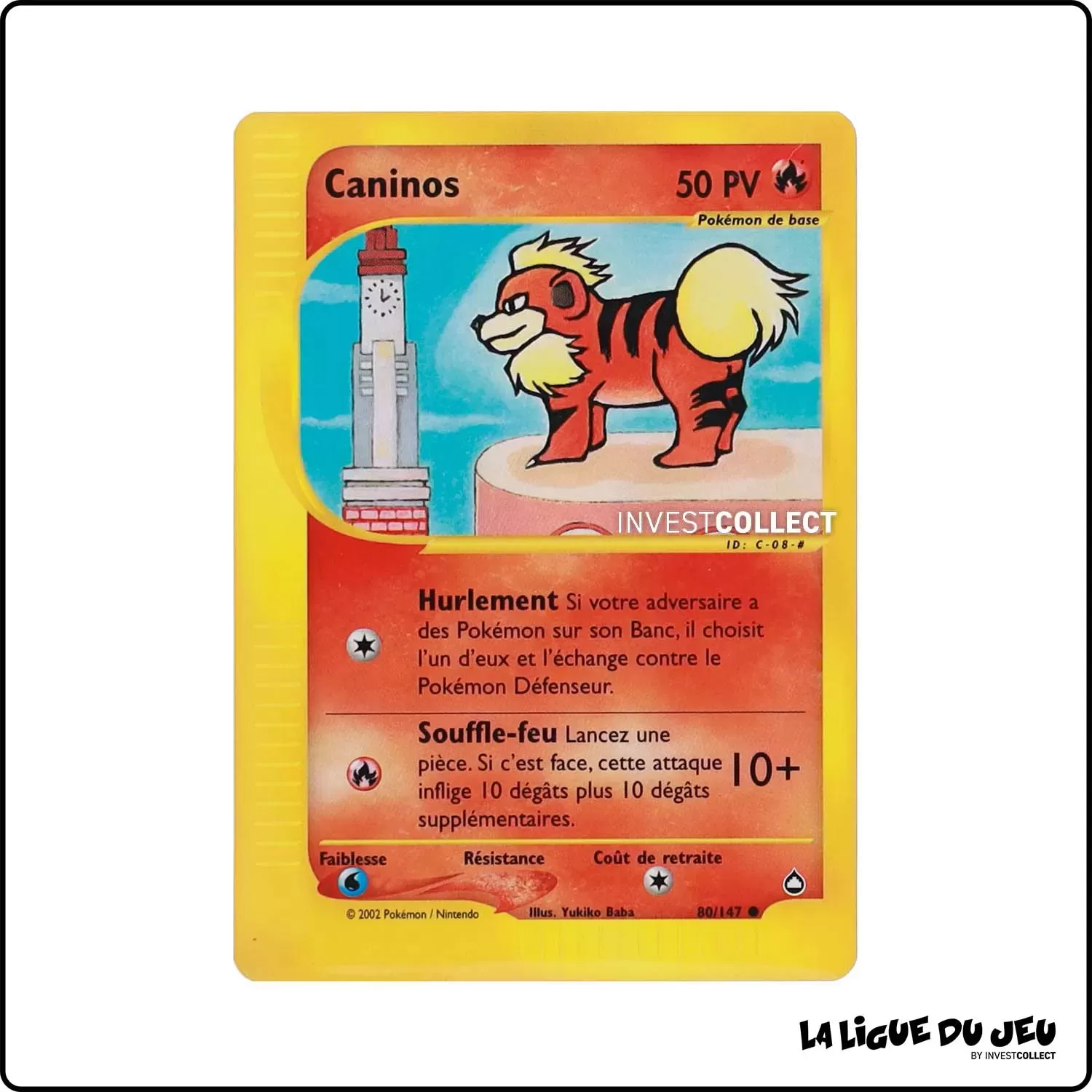 Commune - Pokemon - Aquapolis - Caninos 80/147