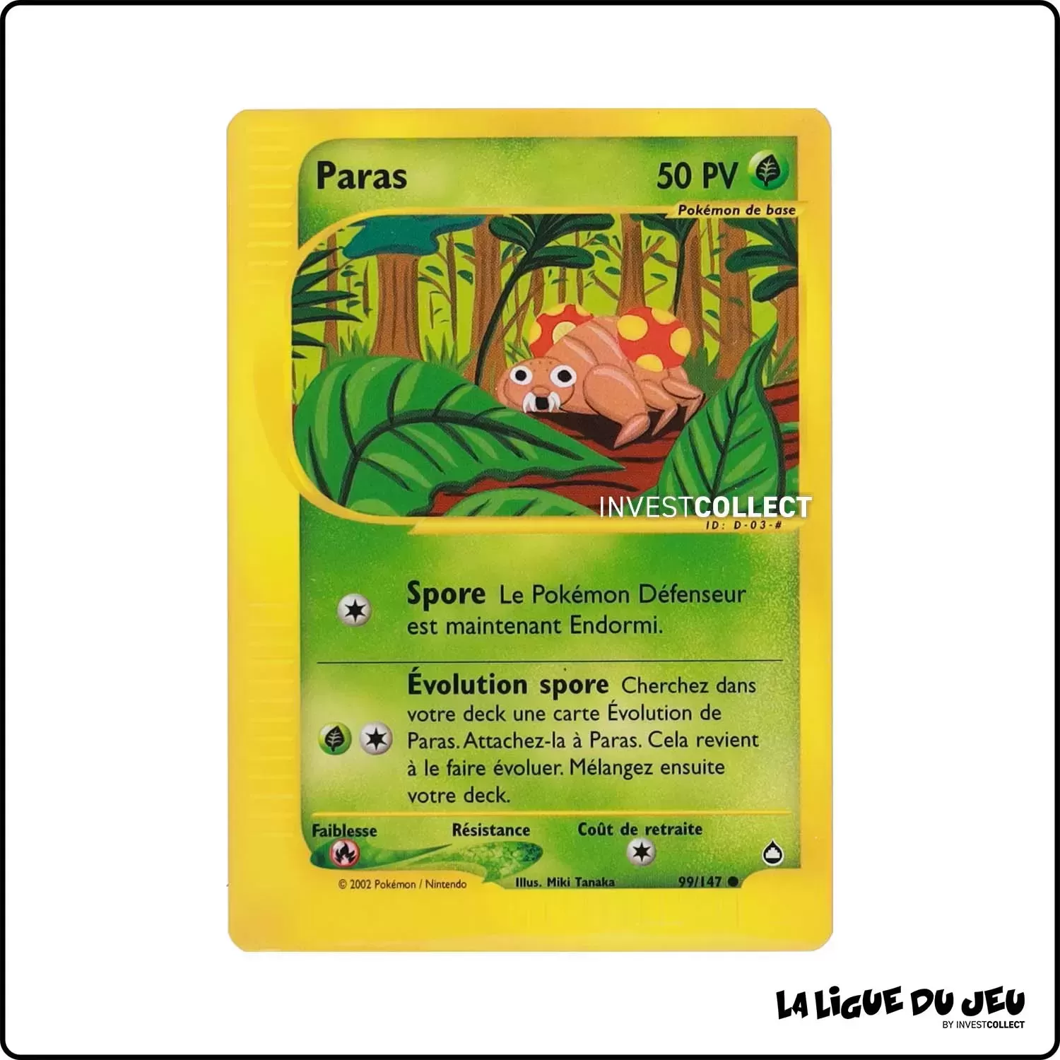 Commune - Pokemon - Aquapolis - Paras 99/147