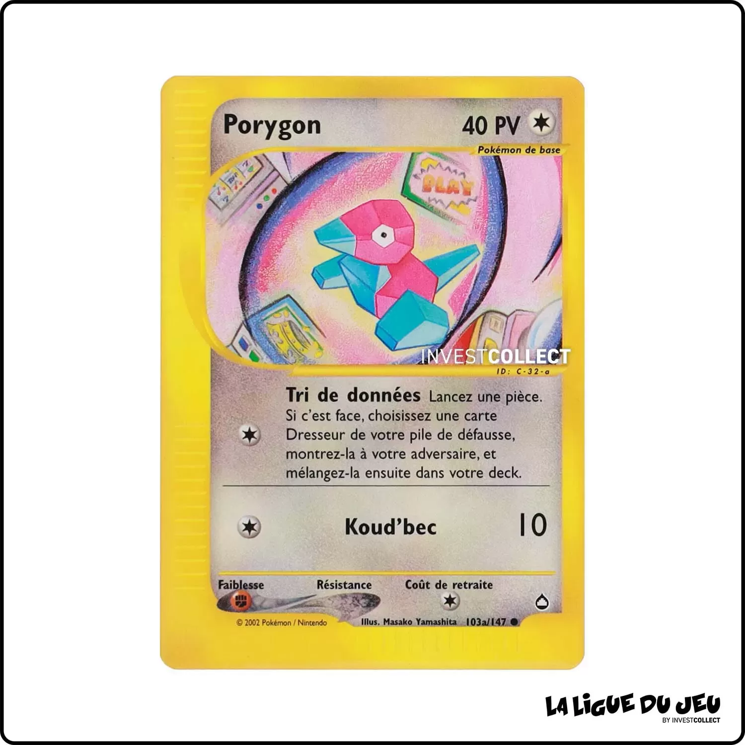 Commune - Pokemon - Aquapolis - Porygon 103b/147