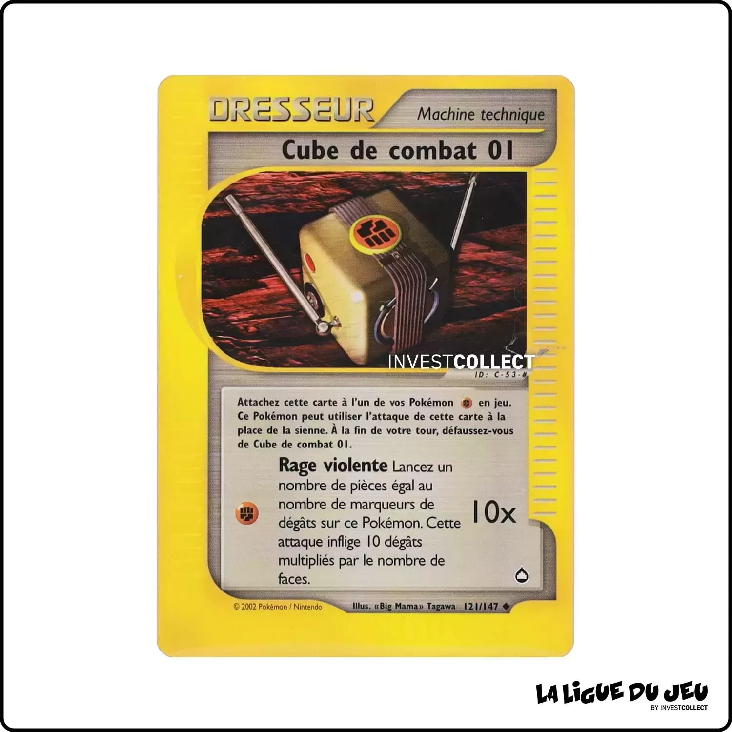 Peu commune - Pokemon - Aquapolis - Cube de combat 01 121/147