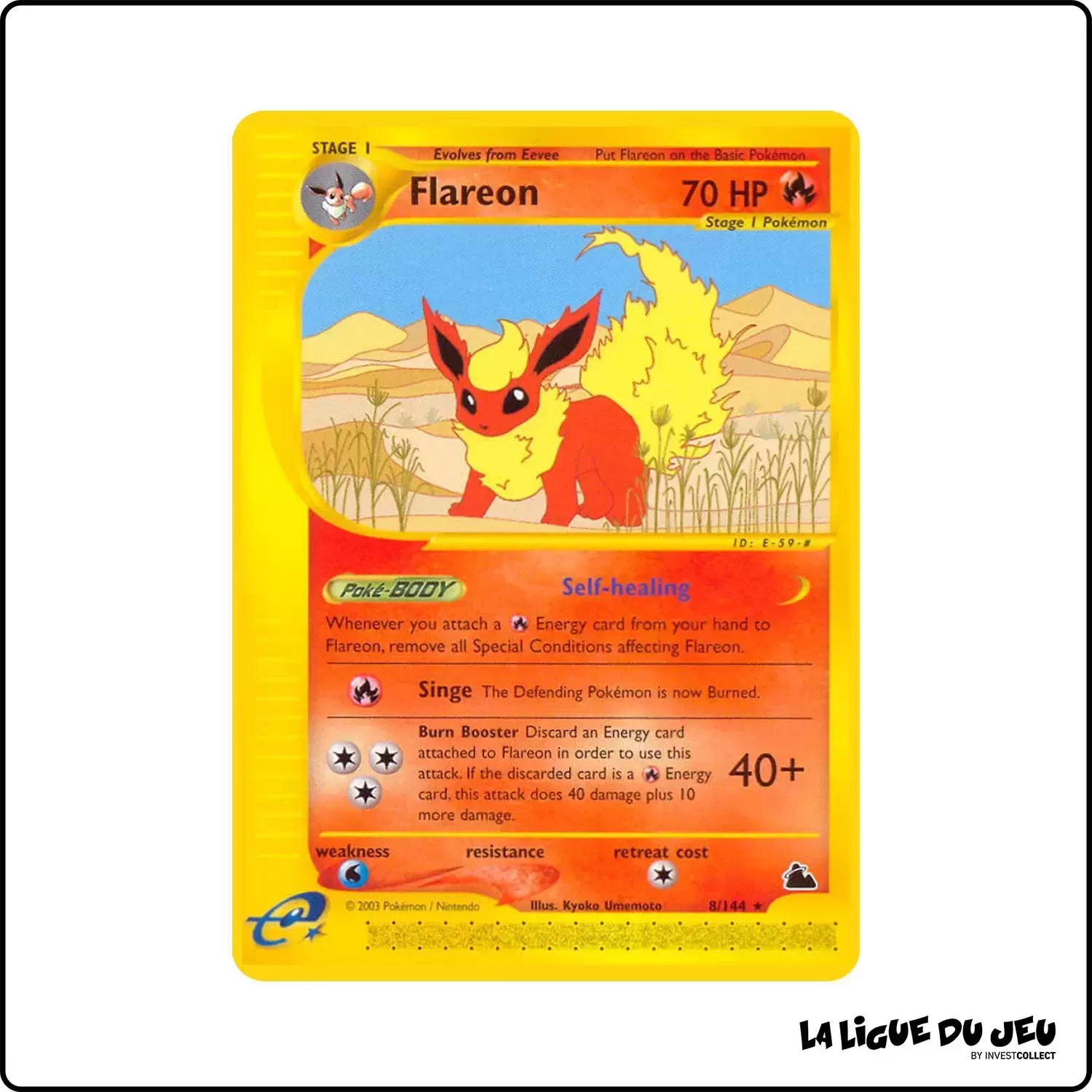 Rare - Pokemon - Skyridge - Flareon 8/144