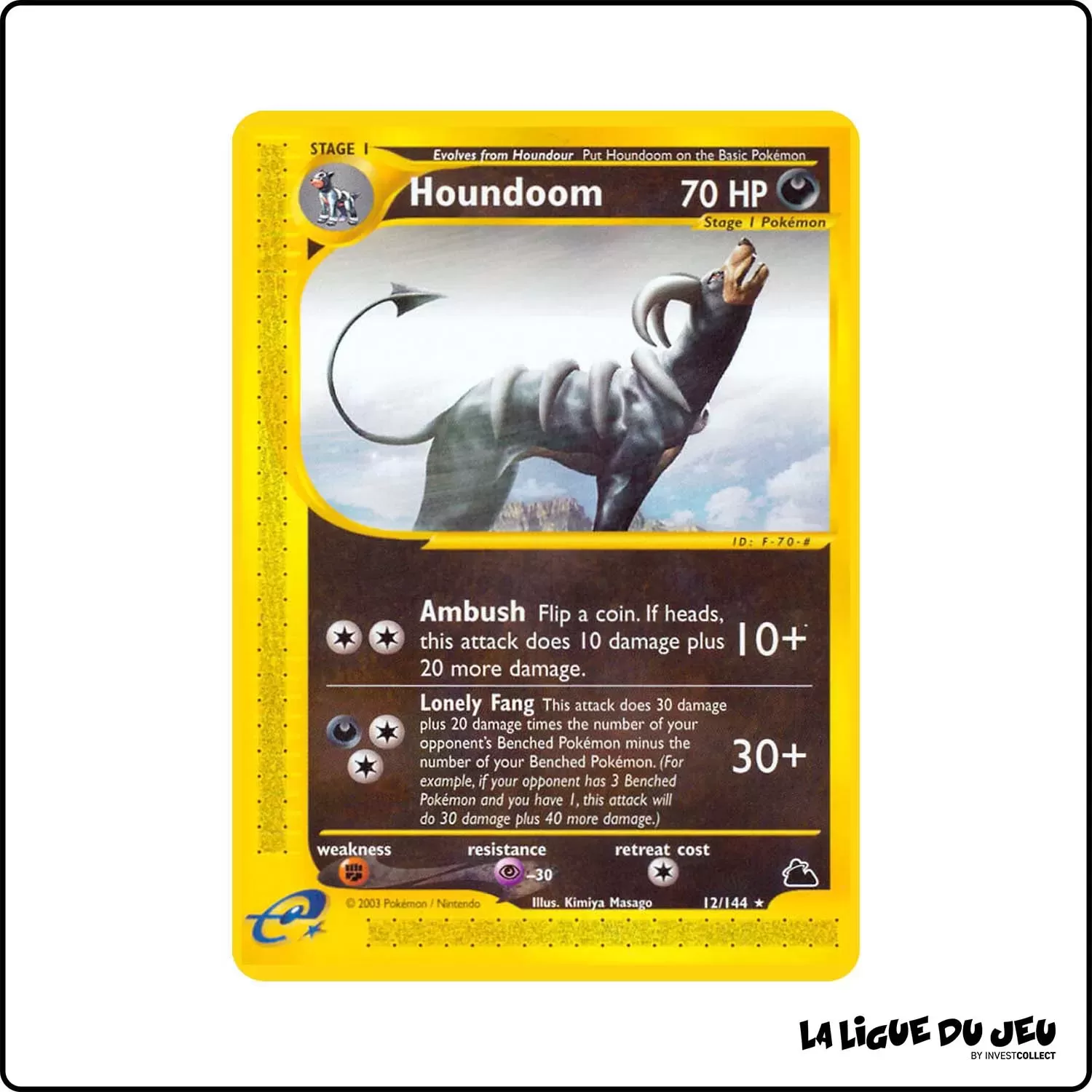 Rare - Pokemon - Skyridge - Houndoom 12/144