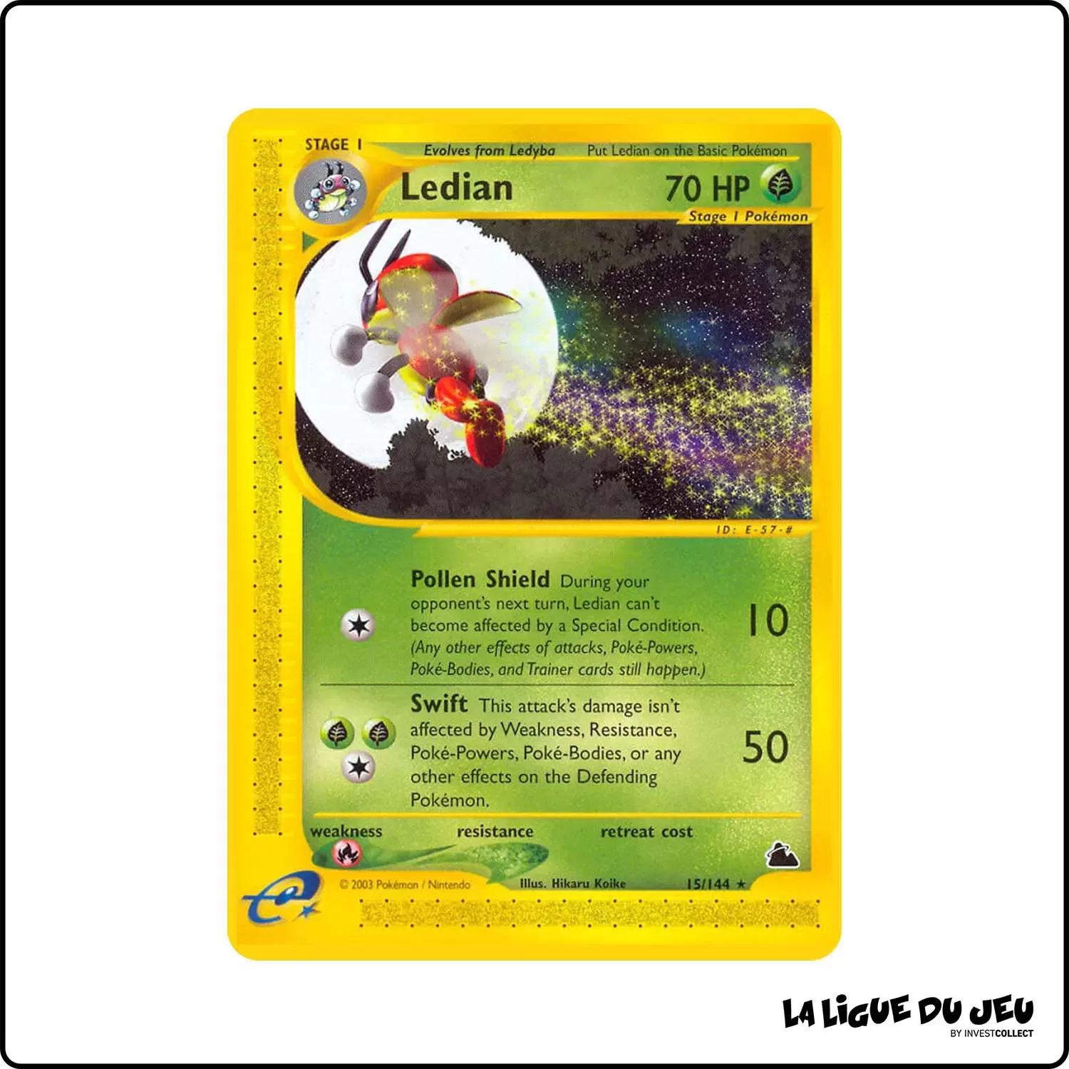 Rare - Pokemon - Skyridge - Ledian 15/144