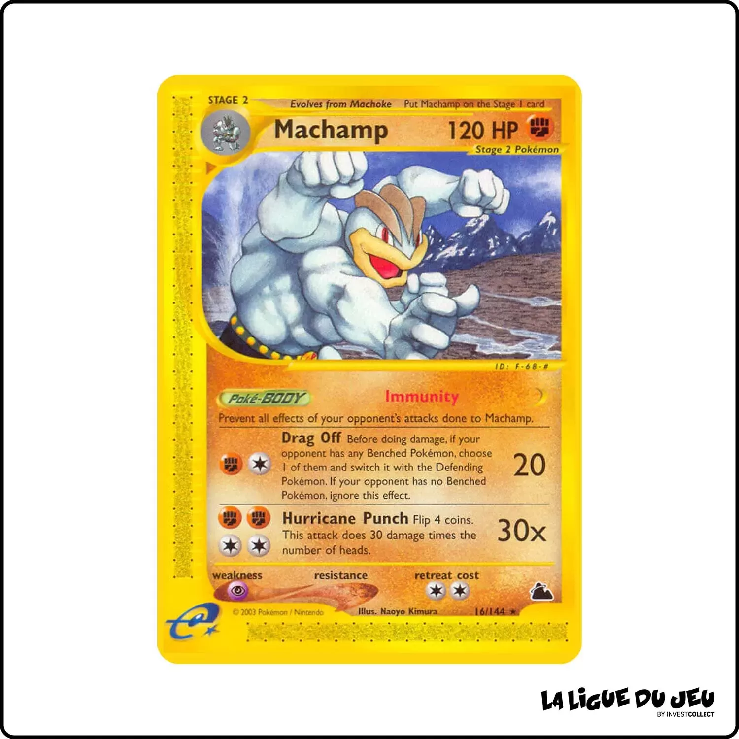 Rare - Pokemon - Skyridge - Machamp 16/144