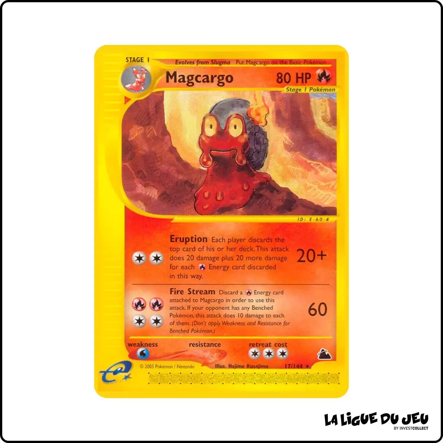 Rare - Pokemon - Skyridge - Magcargo 17/144