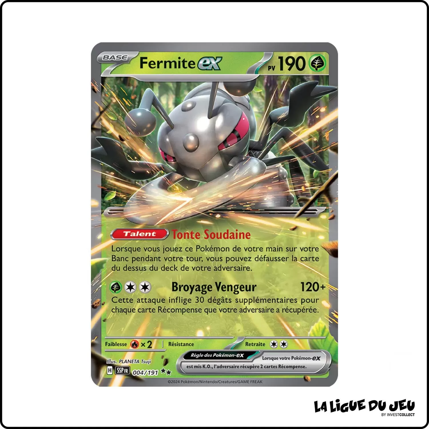 Ultra - Pokemon - Étincelles Déferlantes - Fermite ex 4/191