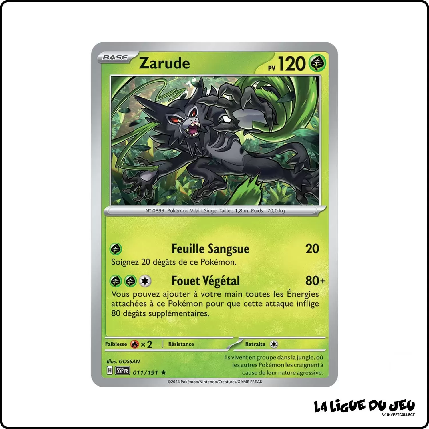 Holo - Pokemon - Étincelles Déferlantes - Zarude 11/191