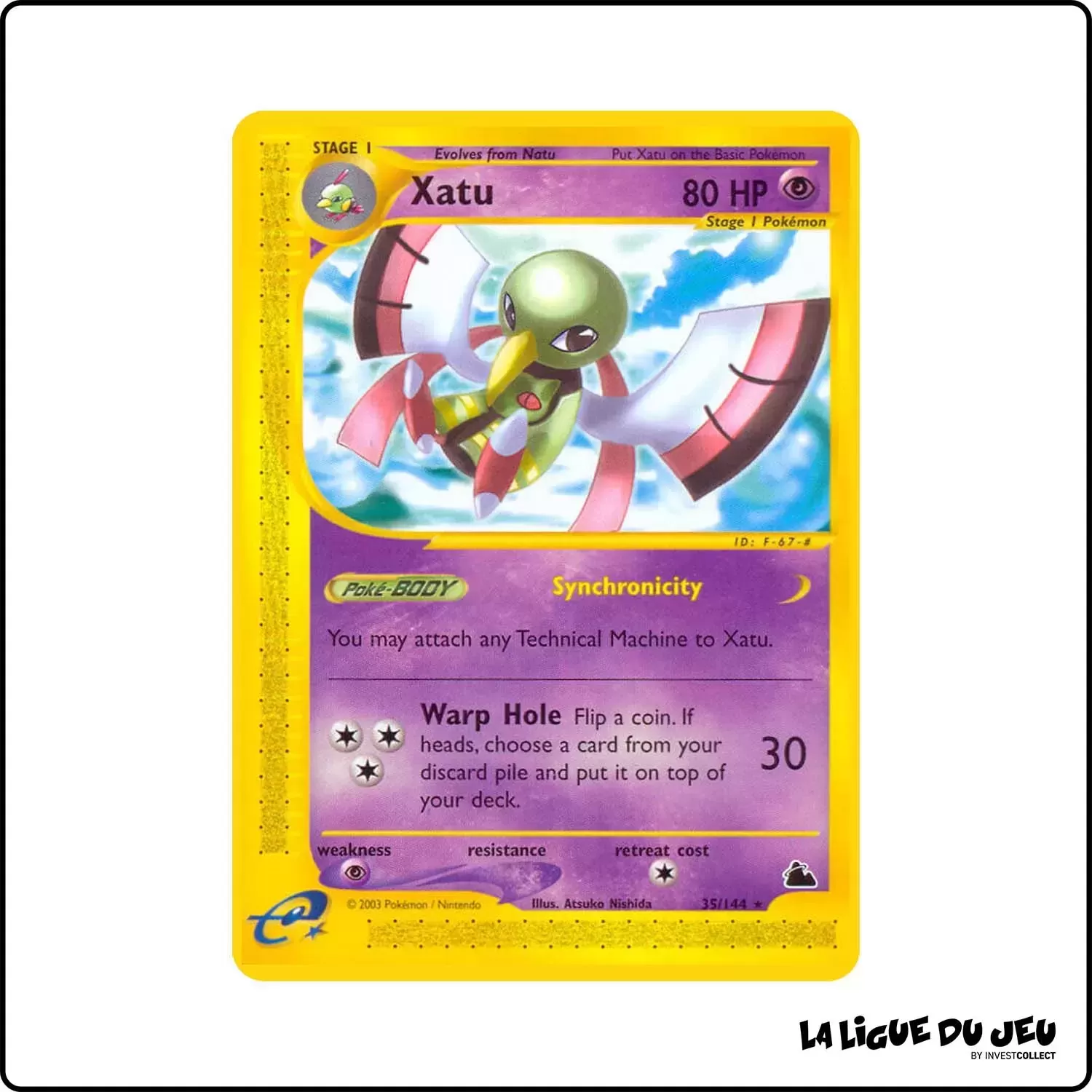 Rare - Pokemon - Skyridge - Xatu 35/144