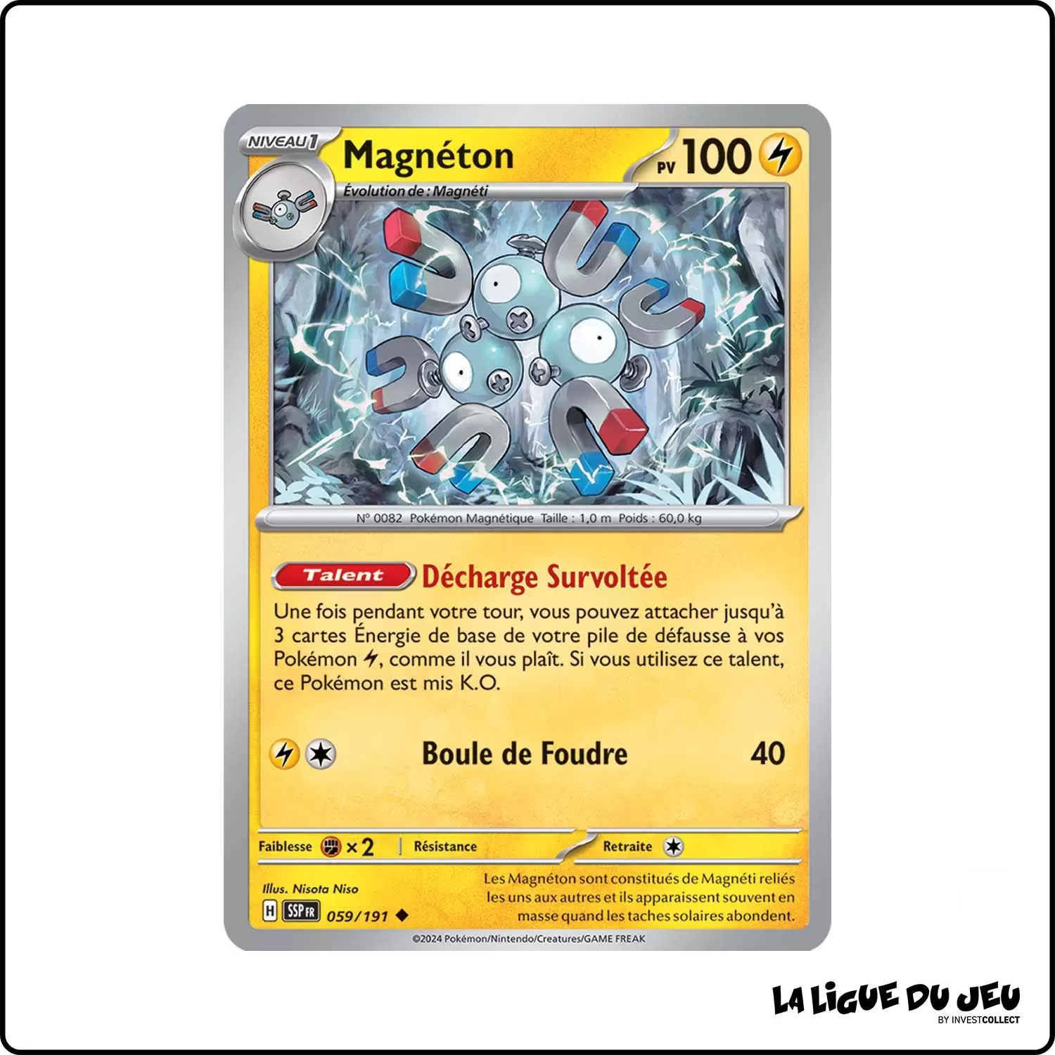 Peu commune - Pokemon - Étincelles Déferlantes - Magneton 59/191