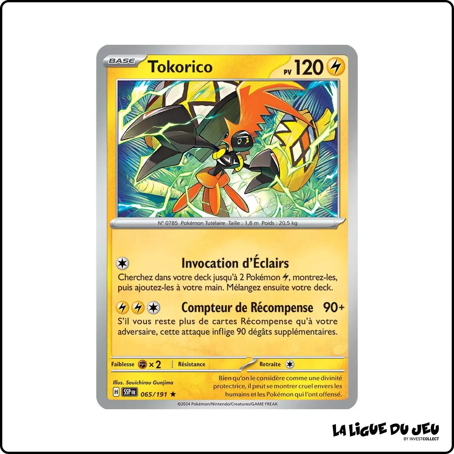 Holo - Pokemon - Étincelles Déferlantes - Tokorico 65/191