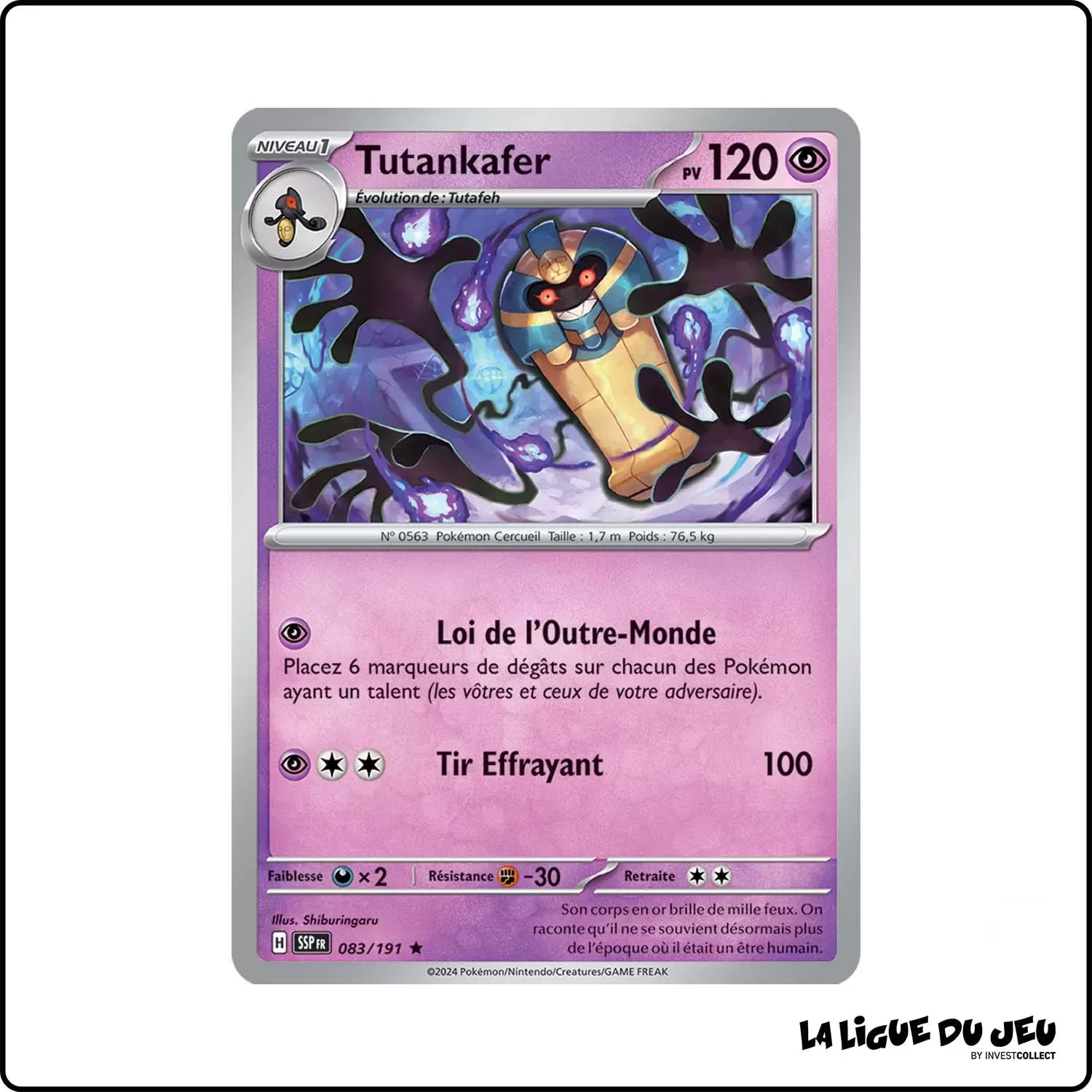 Holo - Pokemon - Étincelles Déferlantes - Tutankafer 83/191