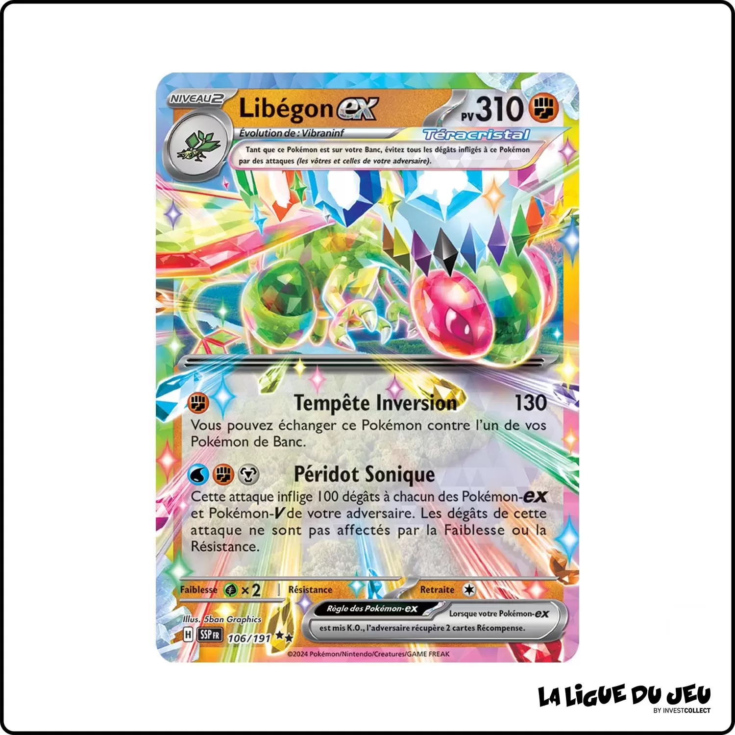 Ultra - Pokemon - Étincelles Déferlantes - Libegon ex 106/191