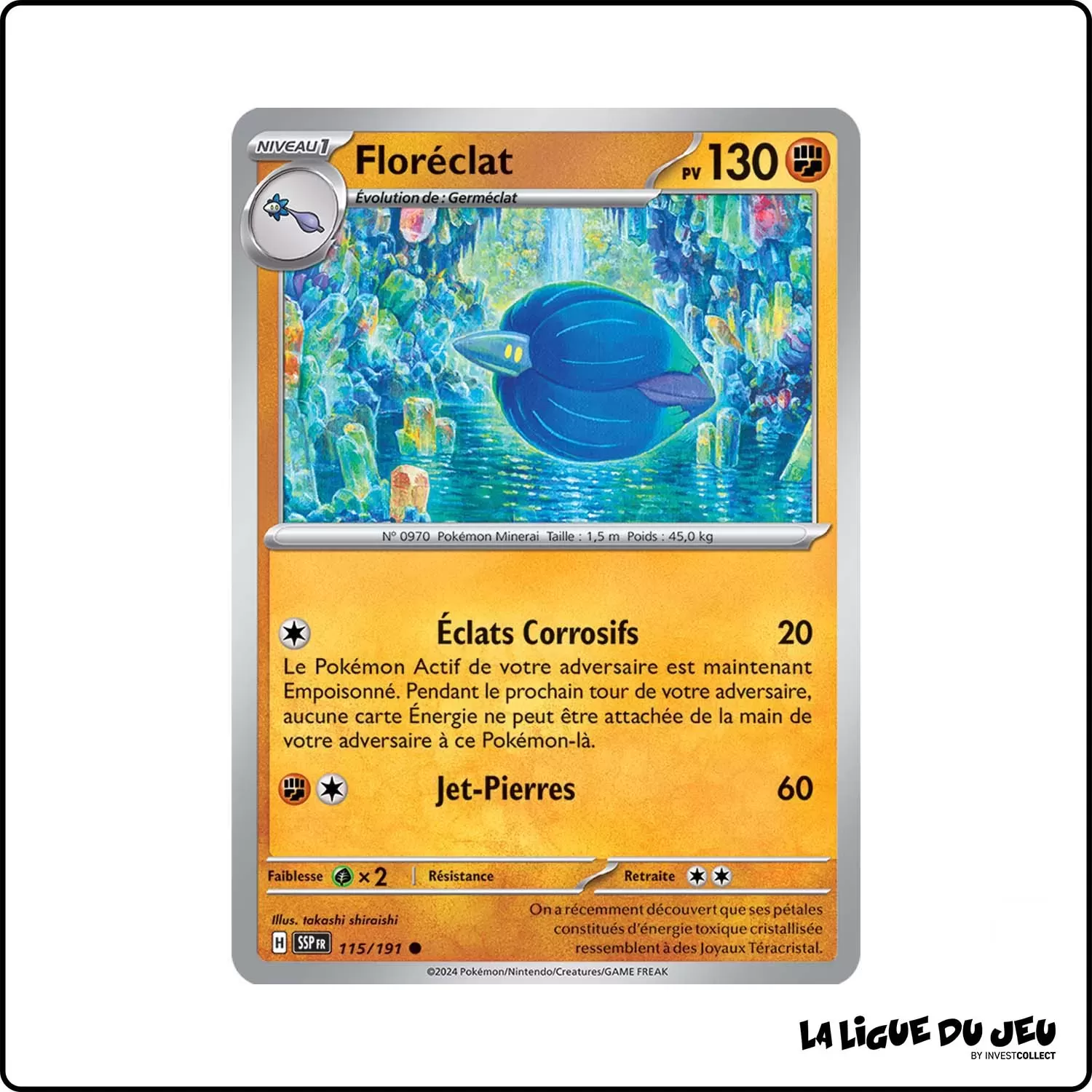 Commune - Pokemon - Étincelles Déferlantes - Floréclat 115/191