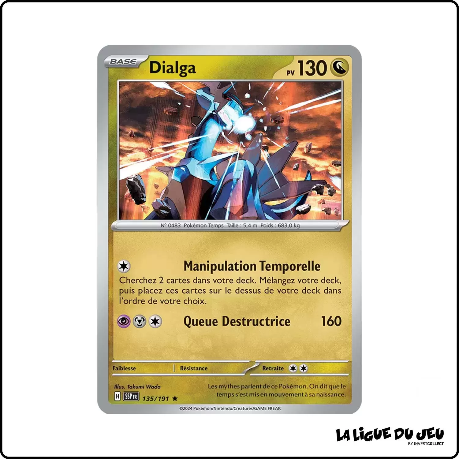 Holo - Pokemon - Étincelles Déferlantes - Dialga 135/191