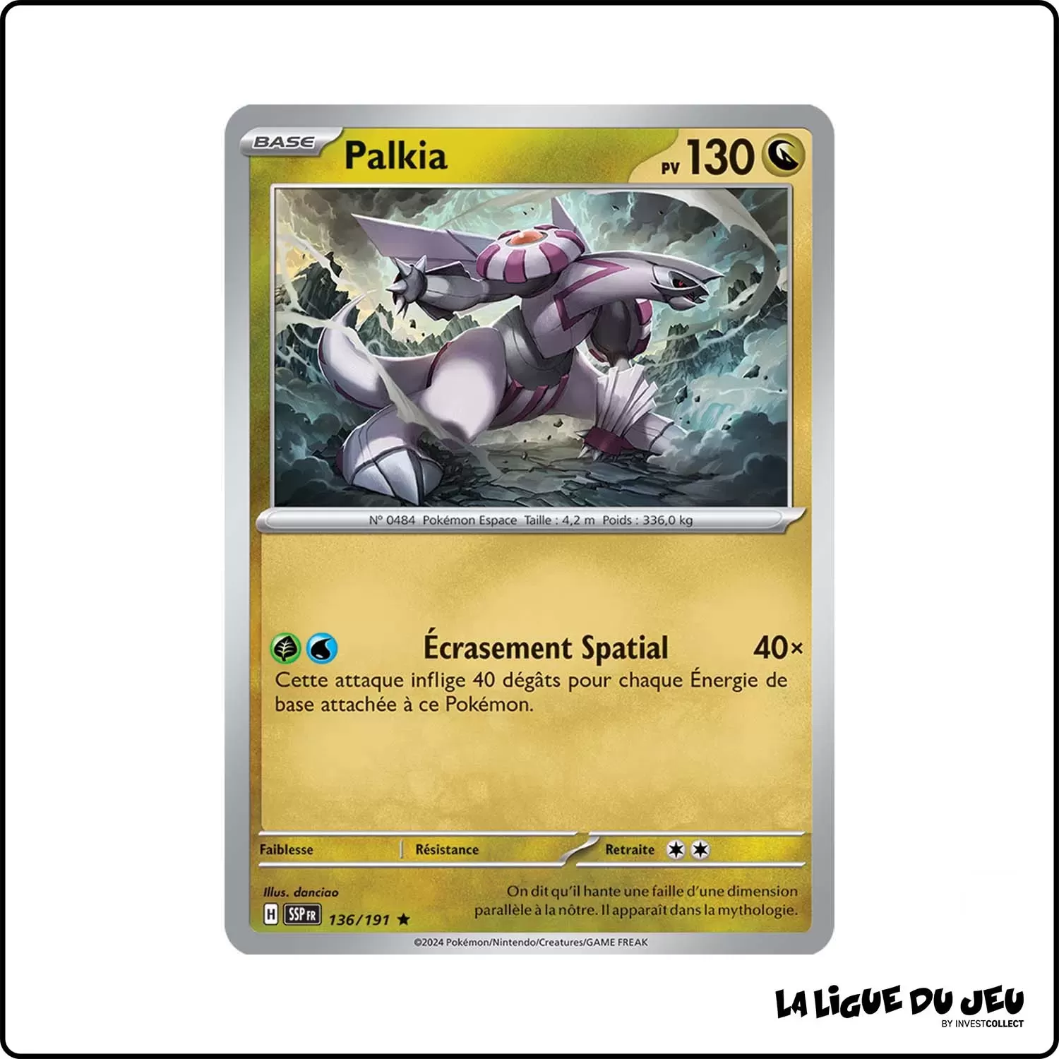 Holo - Pokemon - Étincelles Déferlantes - Palkia 136/191