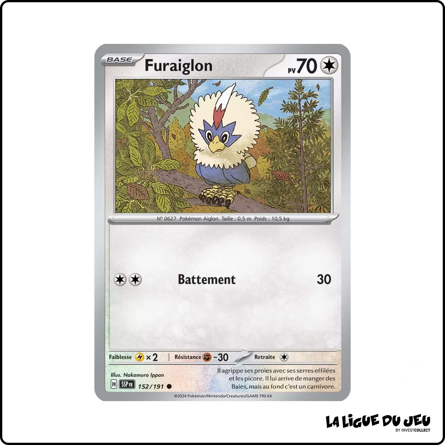 Commune - Pokemon - Étincelles Déferlantes - Furaiglon 152/191