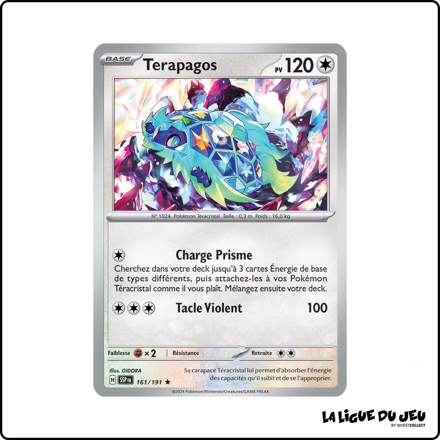 Holo - Pokemon - Étincelles Déferlantes - Terapagos 161/191