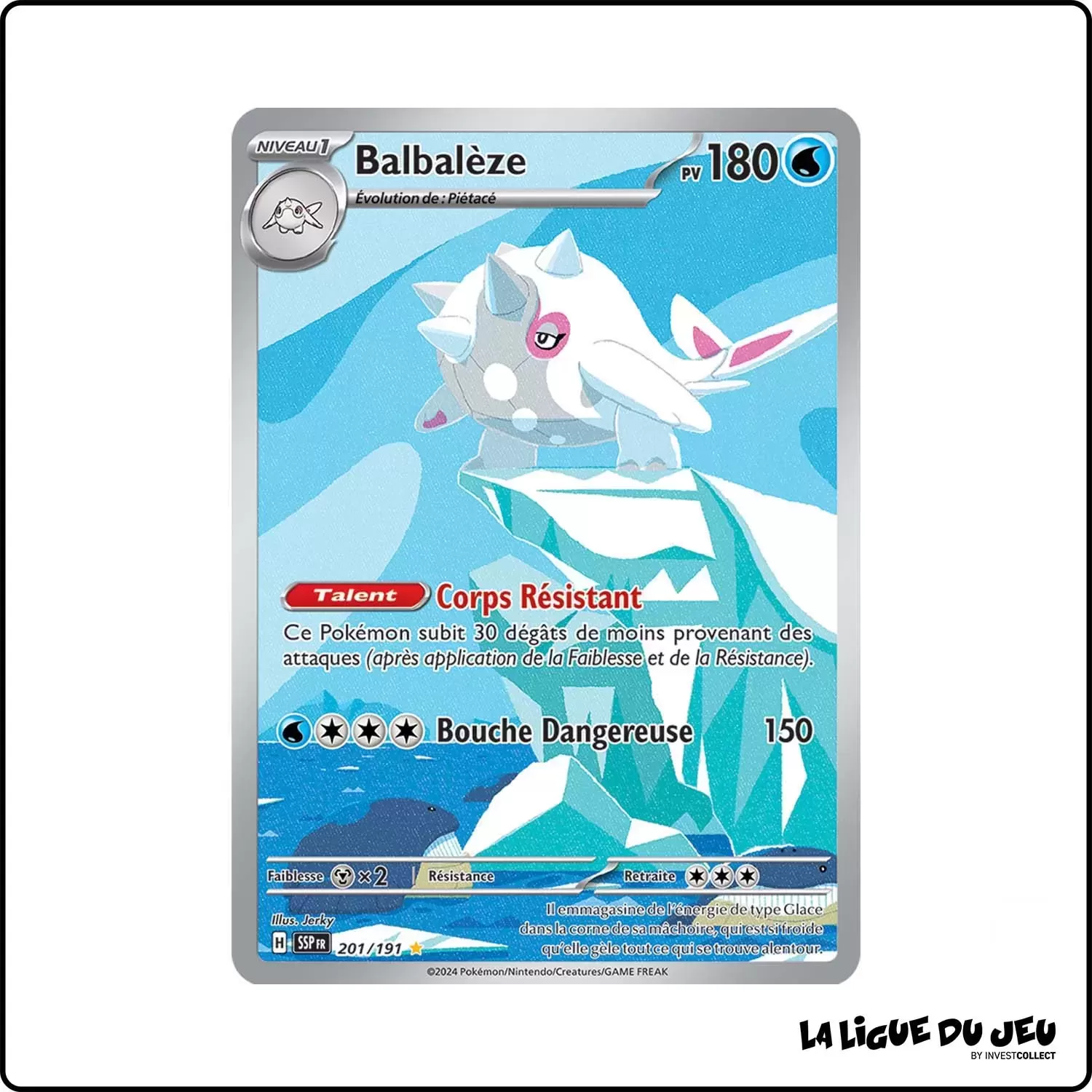 IR - Pokemon - Étincelles Déferlantes - Balbalèze 201/191