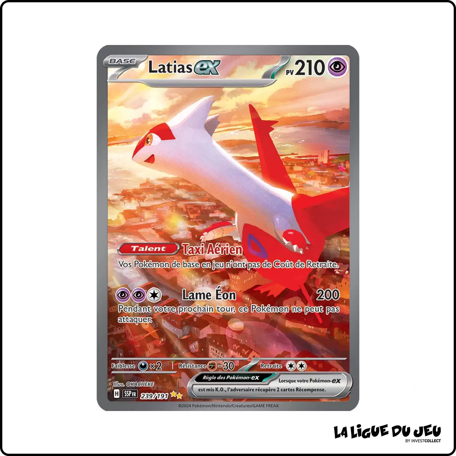 ISR - Pokemon - Étincelles Déferlantes - Latias ex 239/191