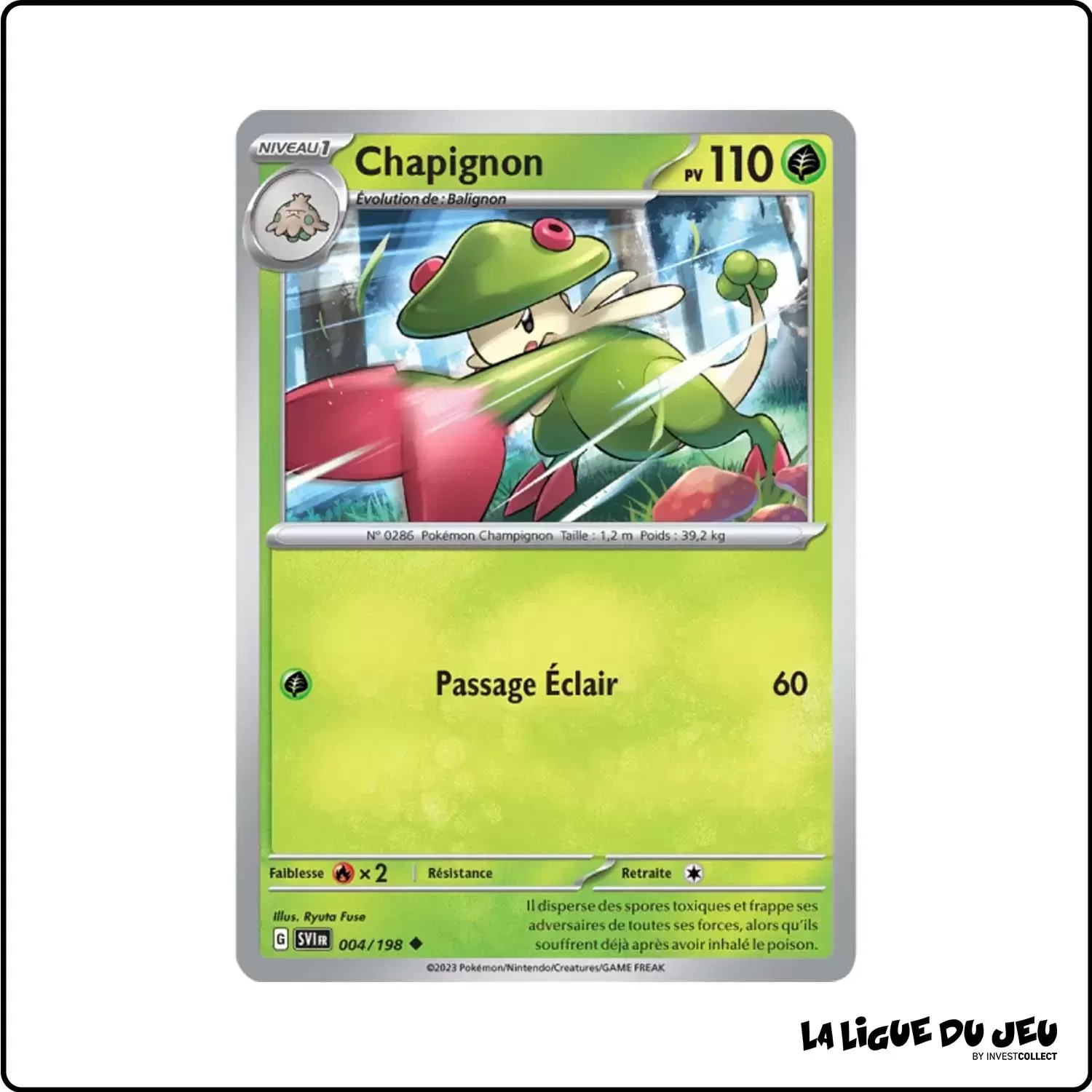 Peu commune - Pokemon - Écarlate et Violet de Base - Chapignon 4/198