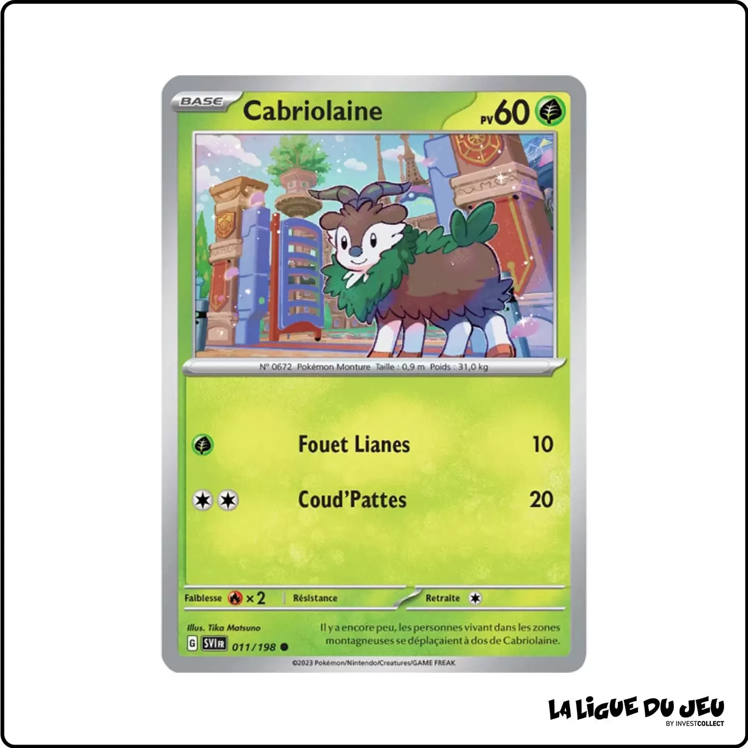 Commune - Pokemon - Écarlate et Violet de Base - Cabriolaine 11/198