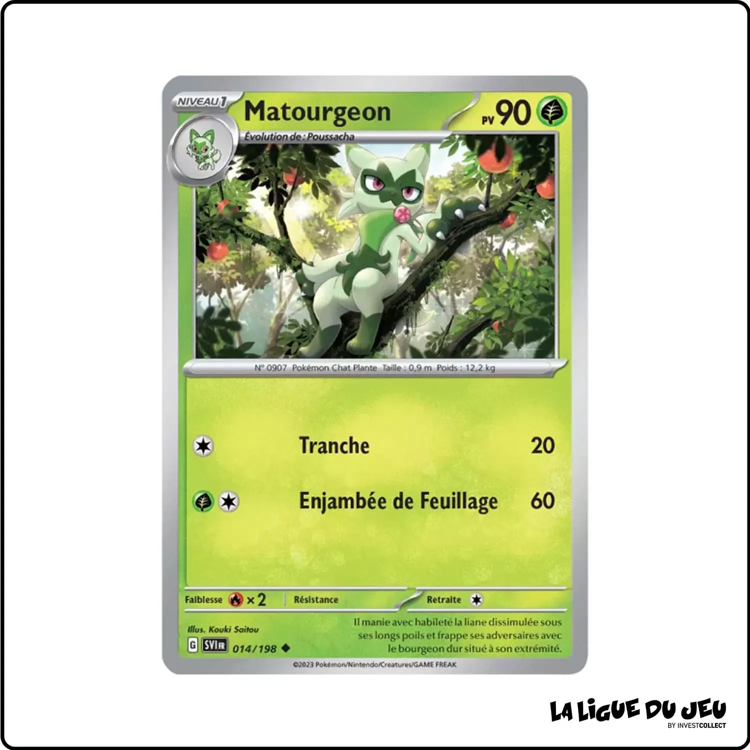 Peu commune - Pokemon - Écarlate et Violet de Base - Matourgeon 14/198