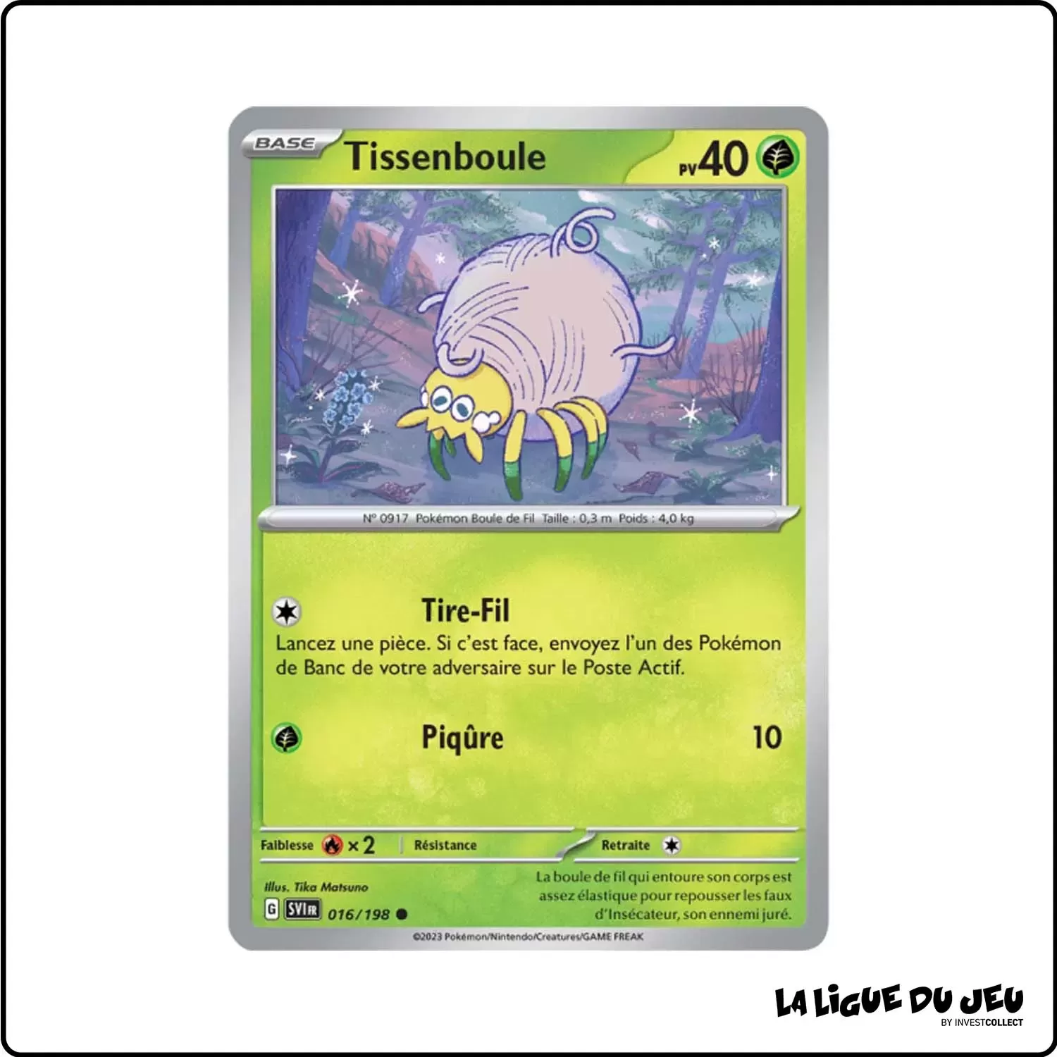 Commune - Pokemon - Écarlate et Violet de Base - Tissenboule 16/198