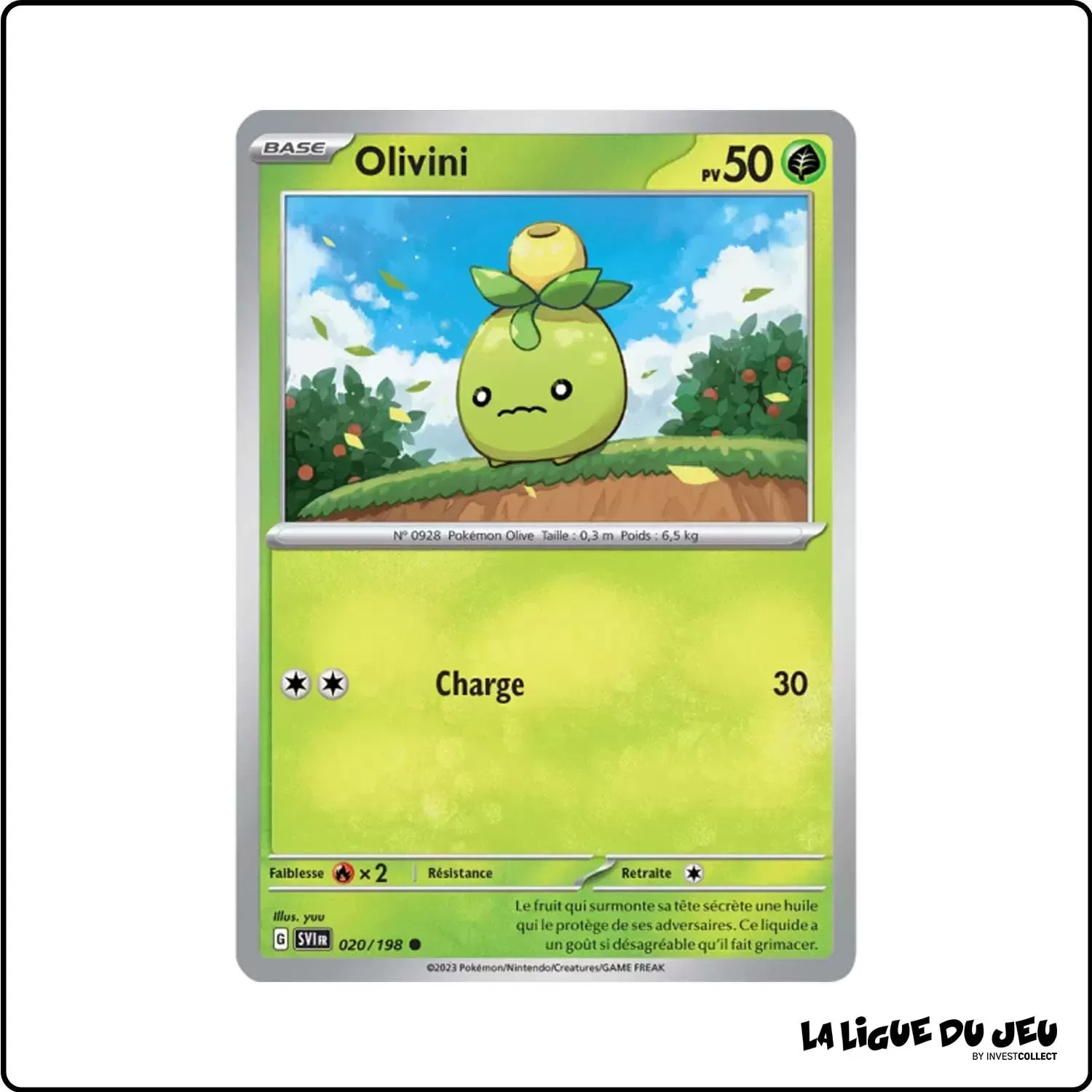 Commune - Pokemon - Écarlate et Violet de Base - Olivini 20/198