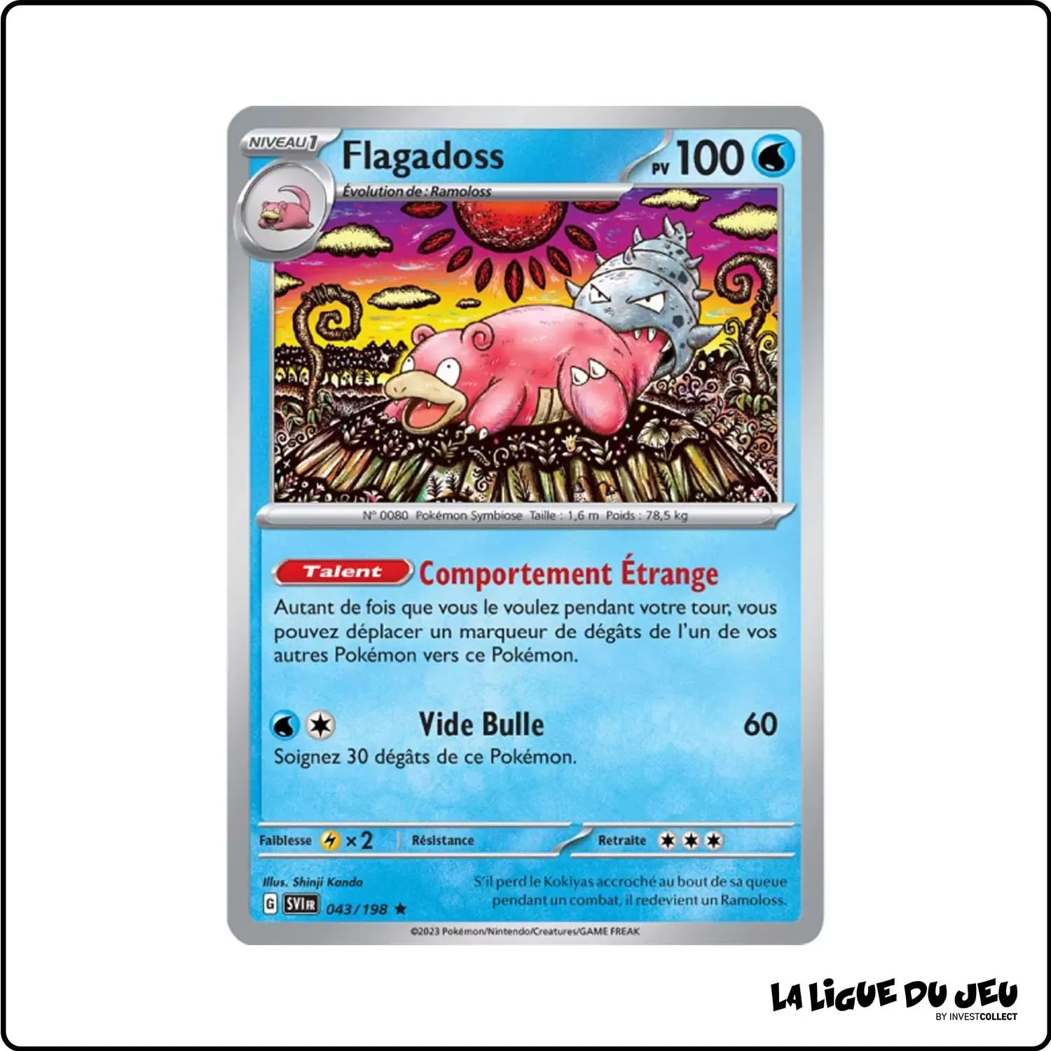 Rare - Pokemon - Écarlate et Violet de Base - Flagadoss 43/198