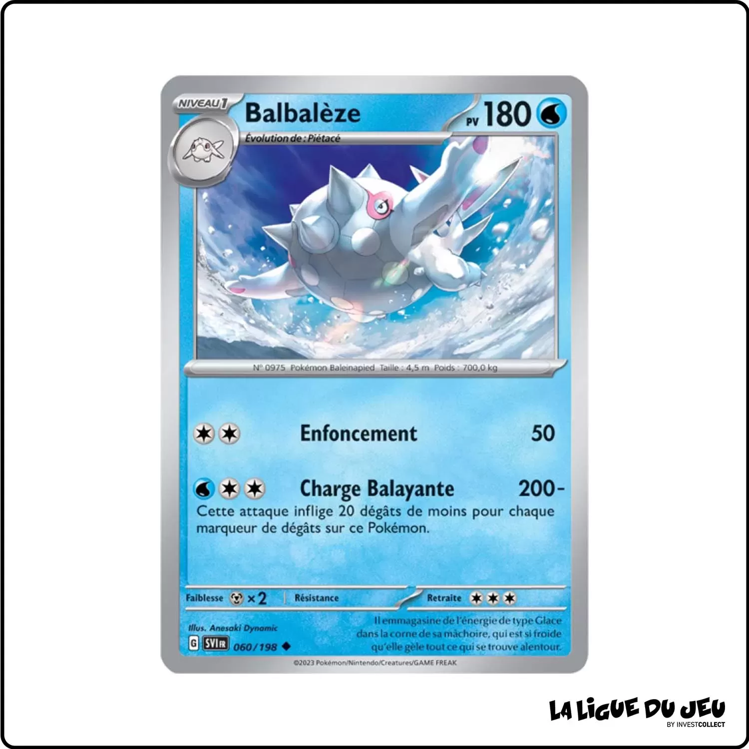 Peu commune - Pokemon - Écarlate et Violet de Base - Balbalèze 60/198