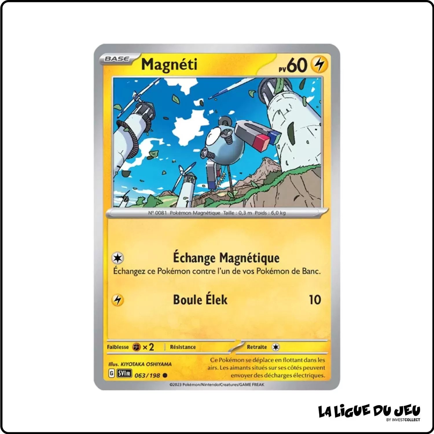 Commune - Pokemon - Écarlate et Violet de Base - Magnéti 63/198