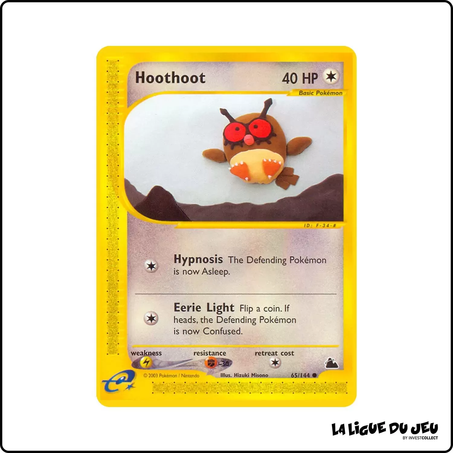 Commune - Pokemon - Skyridge - Hoothoot 65/144