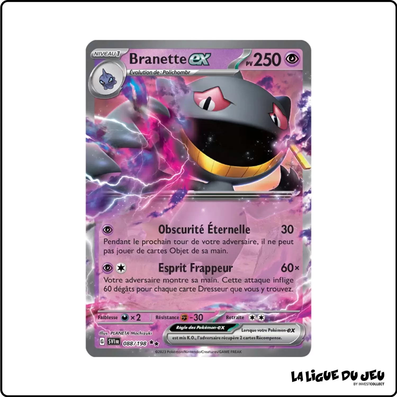 Secrete - Pokemon - Écarlate et Violet de Base - Branette-ex 88/198