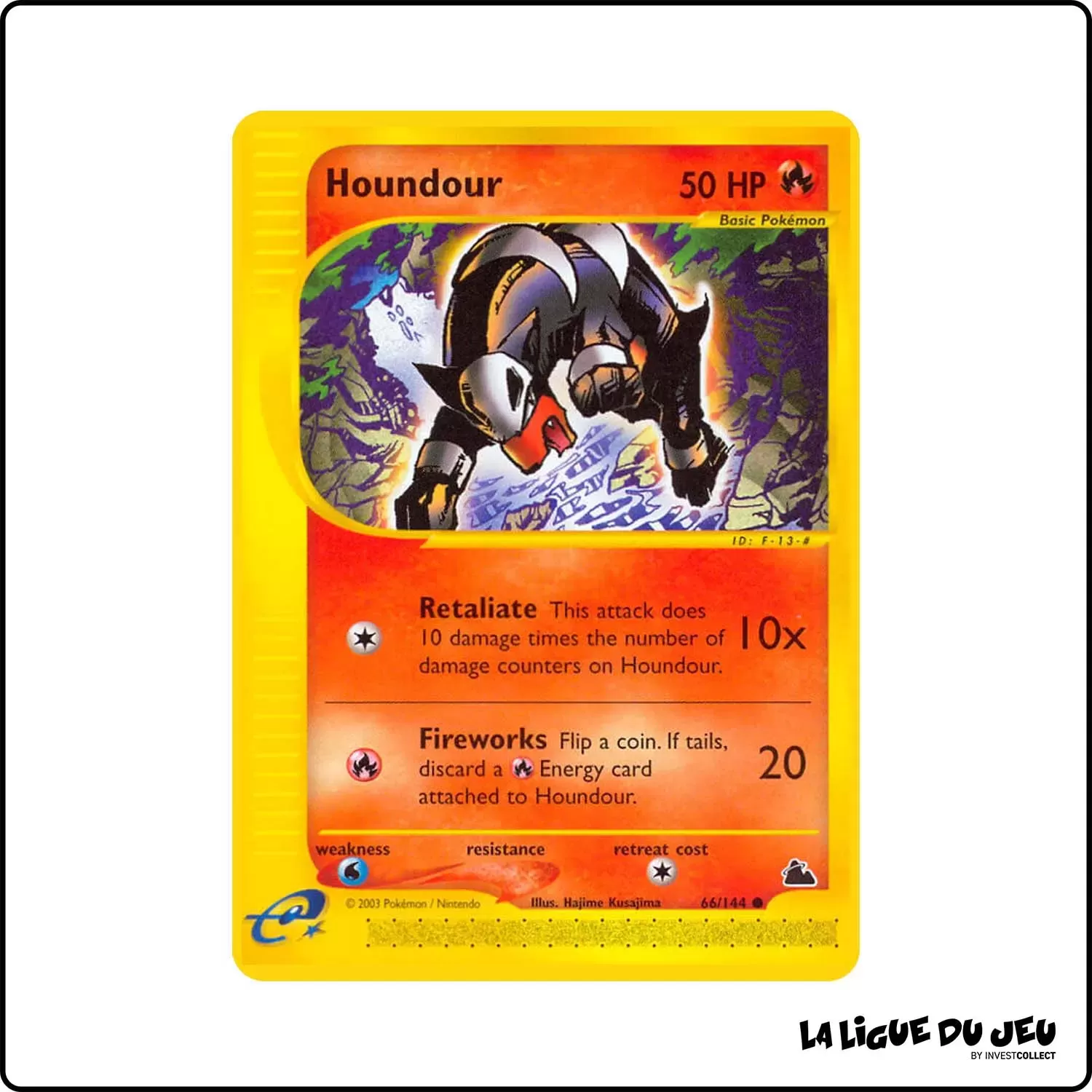 Commune - Pokemon - Skyridge - Houndour 66/144