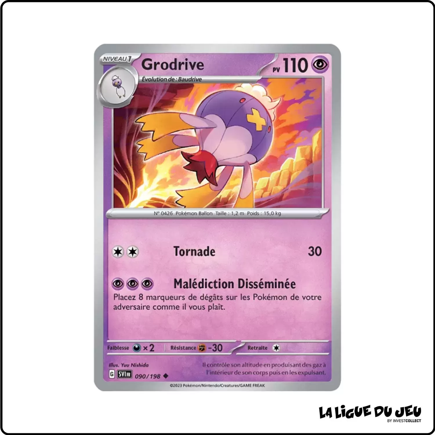 Peu commune - Pokemon - Écarlate et Violet de Base - Grodrive 90/198