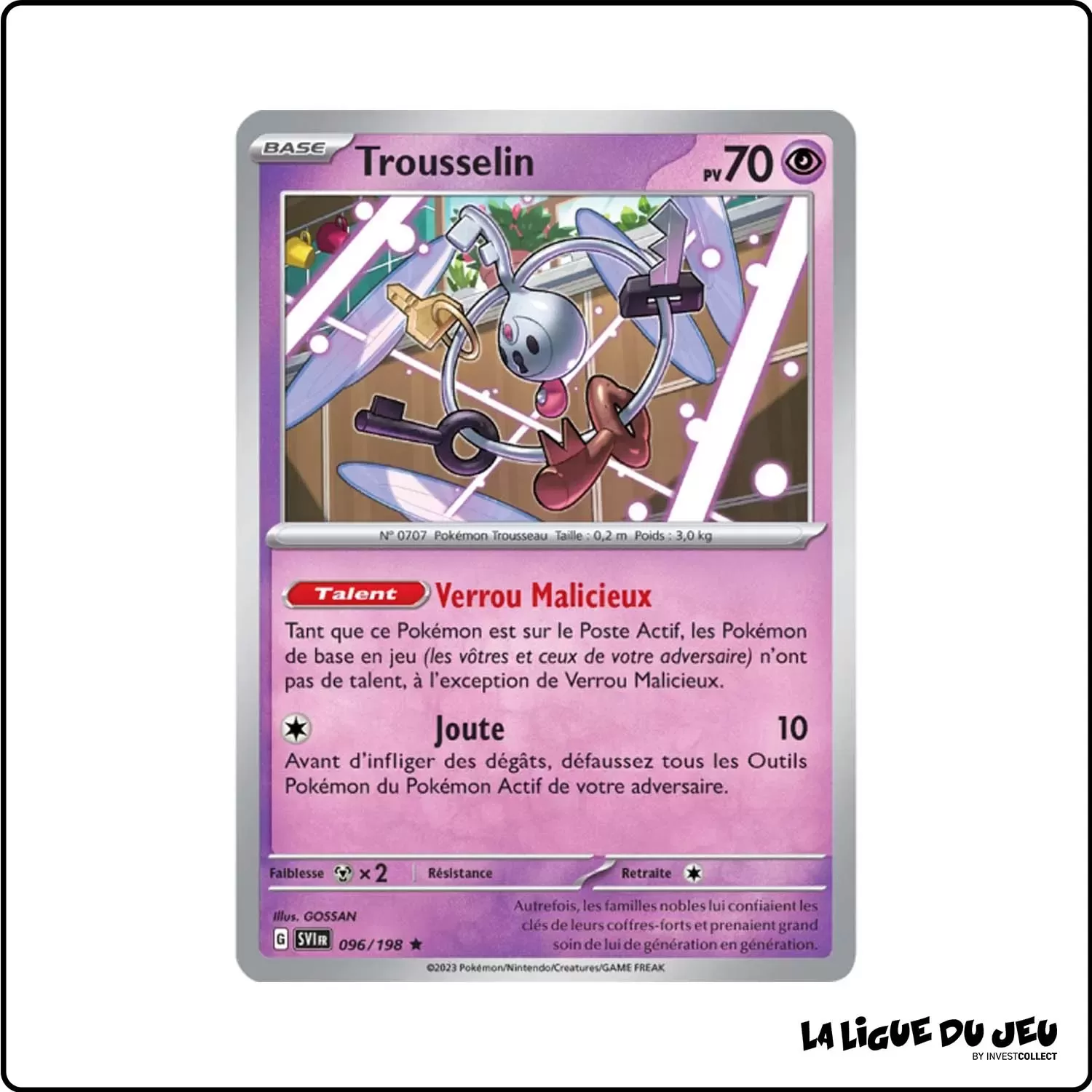 Rare - Pokemon - Écarlate et Violet de Base - Trousselin 96/198