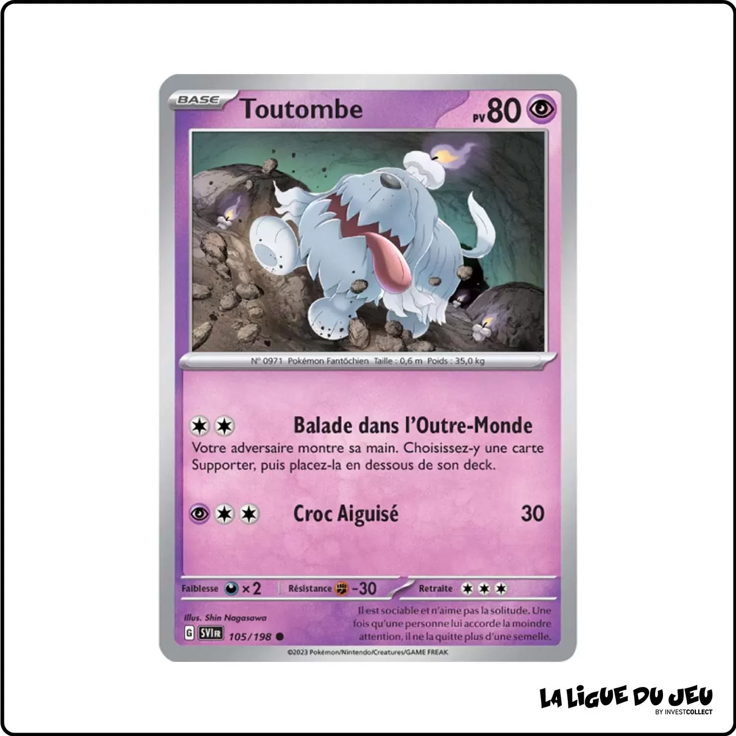 Commune - Pokemon - Écarlate et Violet de Base - Toutombe 105/198