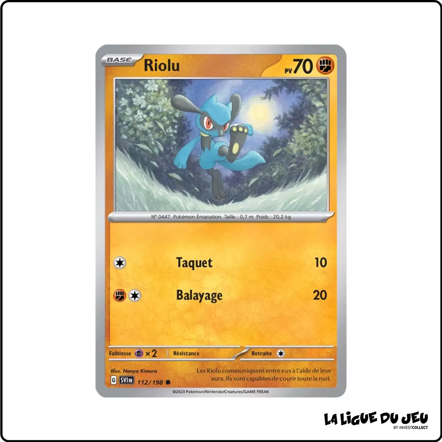 Commune - Pokemon - Écarlate et Violet de Base - Riolu 112/198