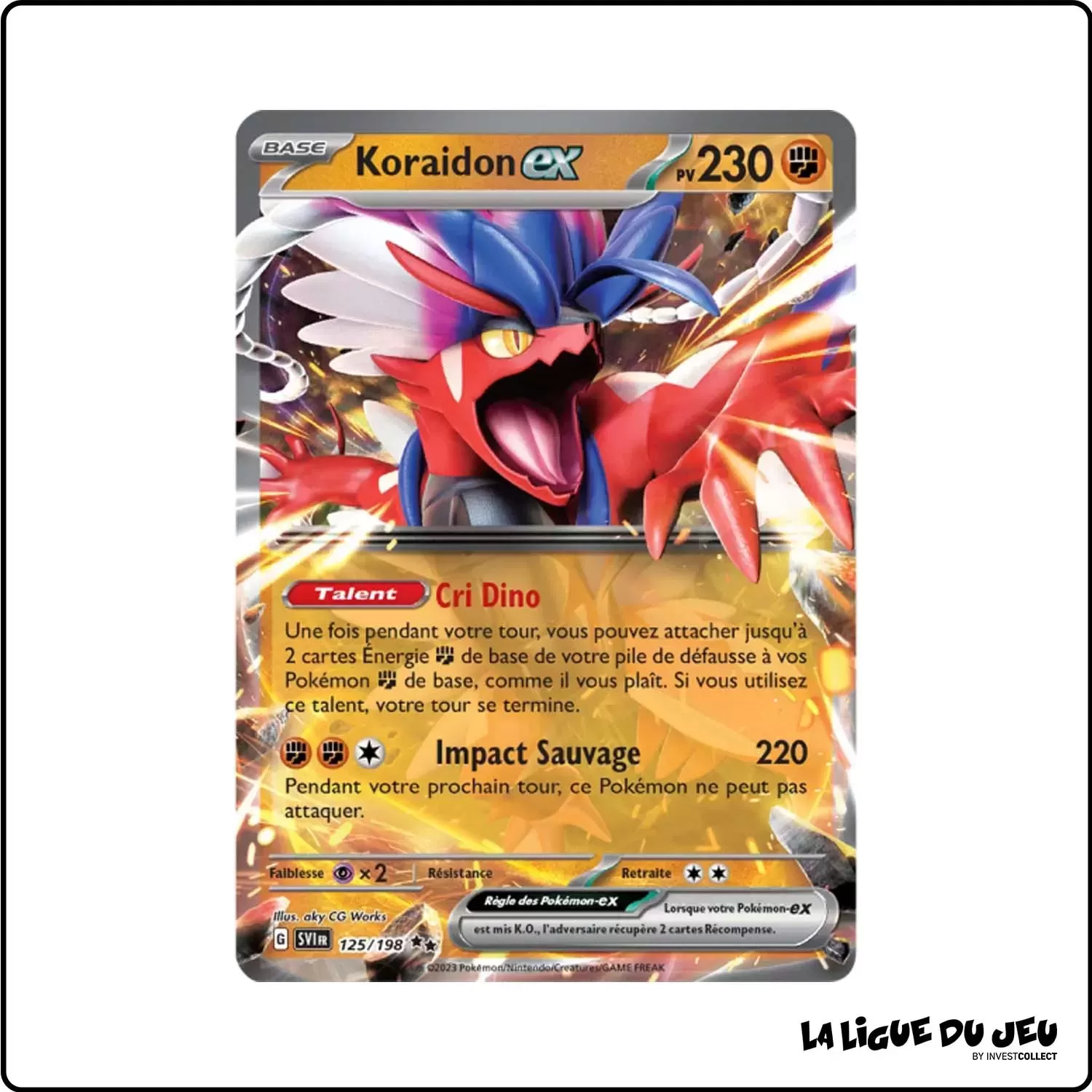 Secrete - Pokemon - Écarlate et Violet de Base - Koraidon-ex 125/198