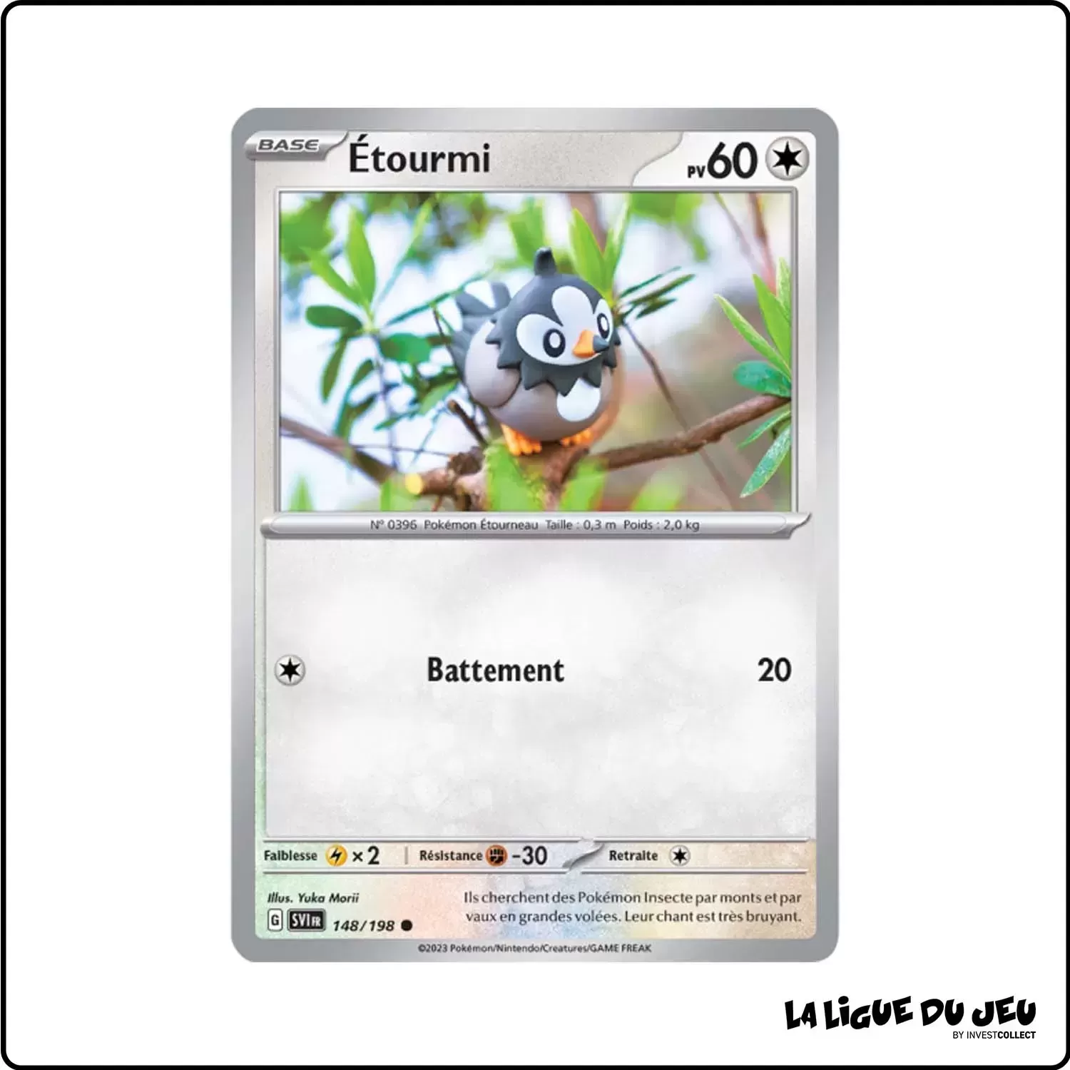 Commune - Pokemon - Écarlate et Violet de Base - Étourmi 148/198