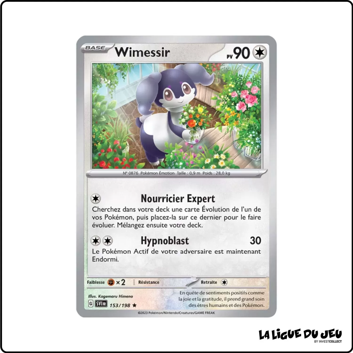 Rare - Pokemon - Écarlate et Violet de Base - Wimessir 153/198