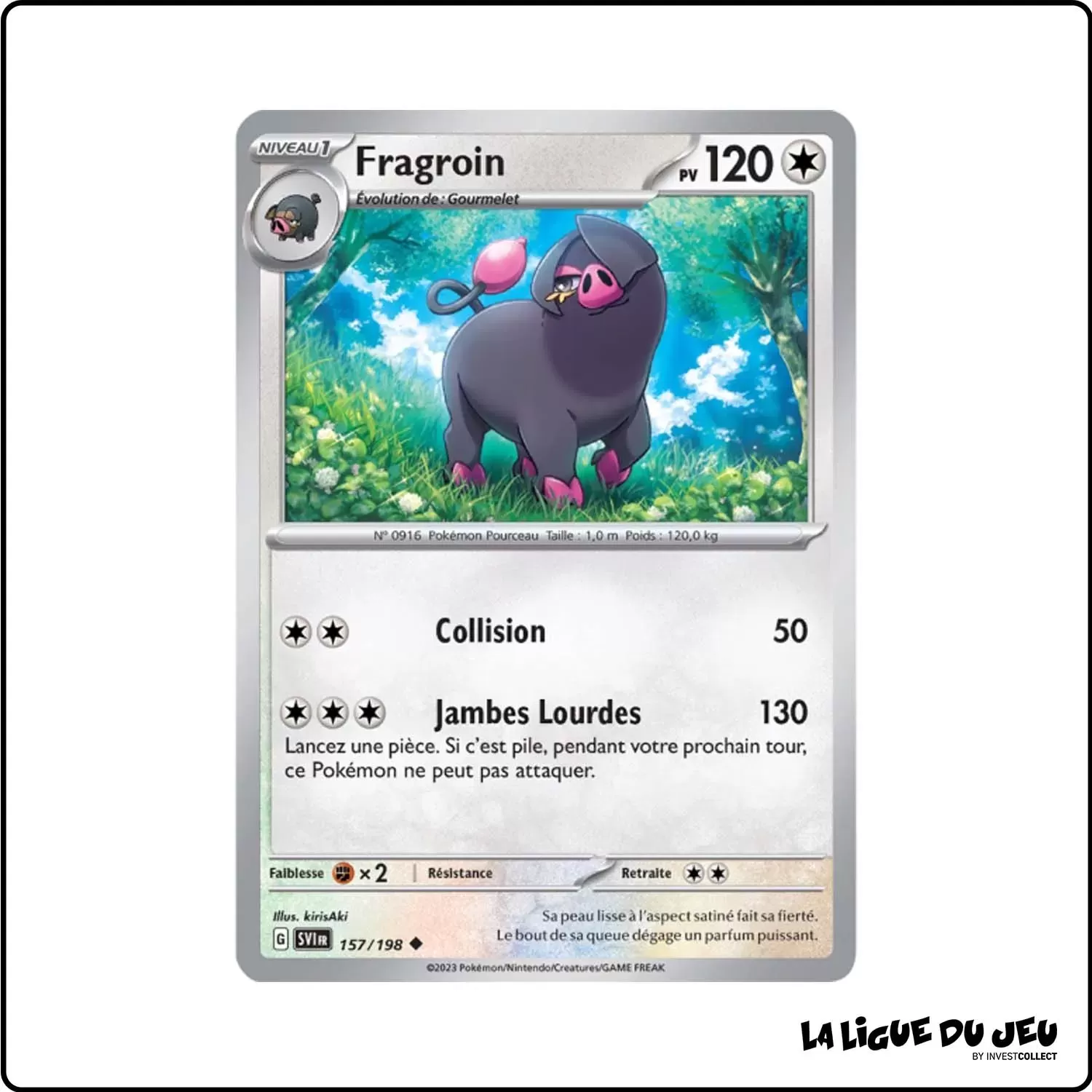 Peu commune - Pokemon - Écarlate et Violet de Base - Fragroin 157/198