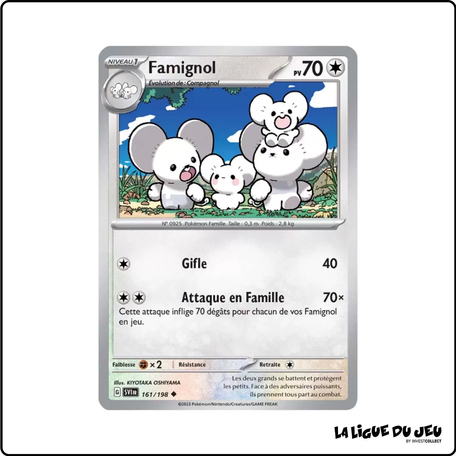 Peu commune - Pokemon - Écarlate et Violet de Base - Famignol 161/198