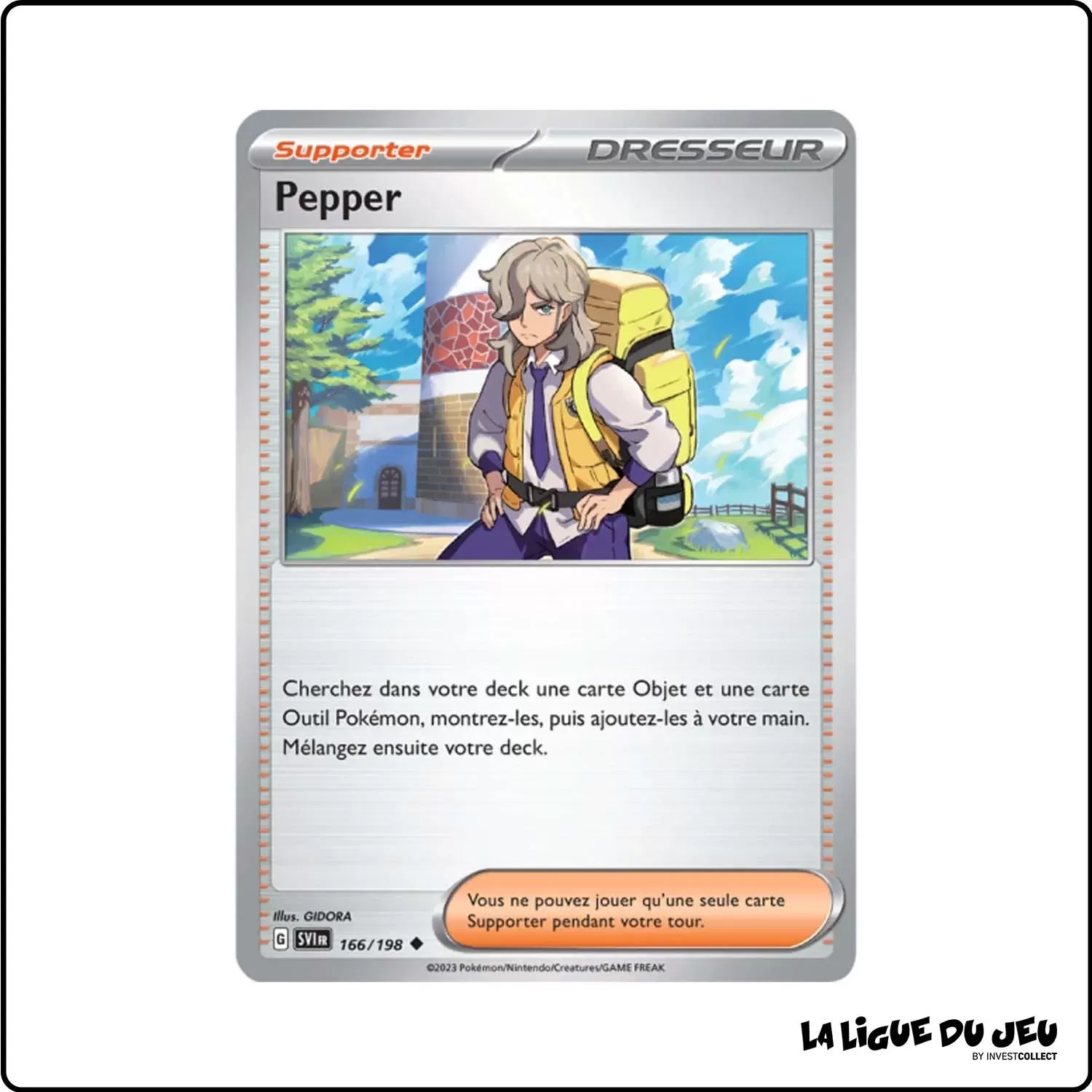 Peu commune - Pokemon - Écarlate et Violet de Base - Pepper 166/198