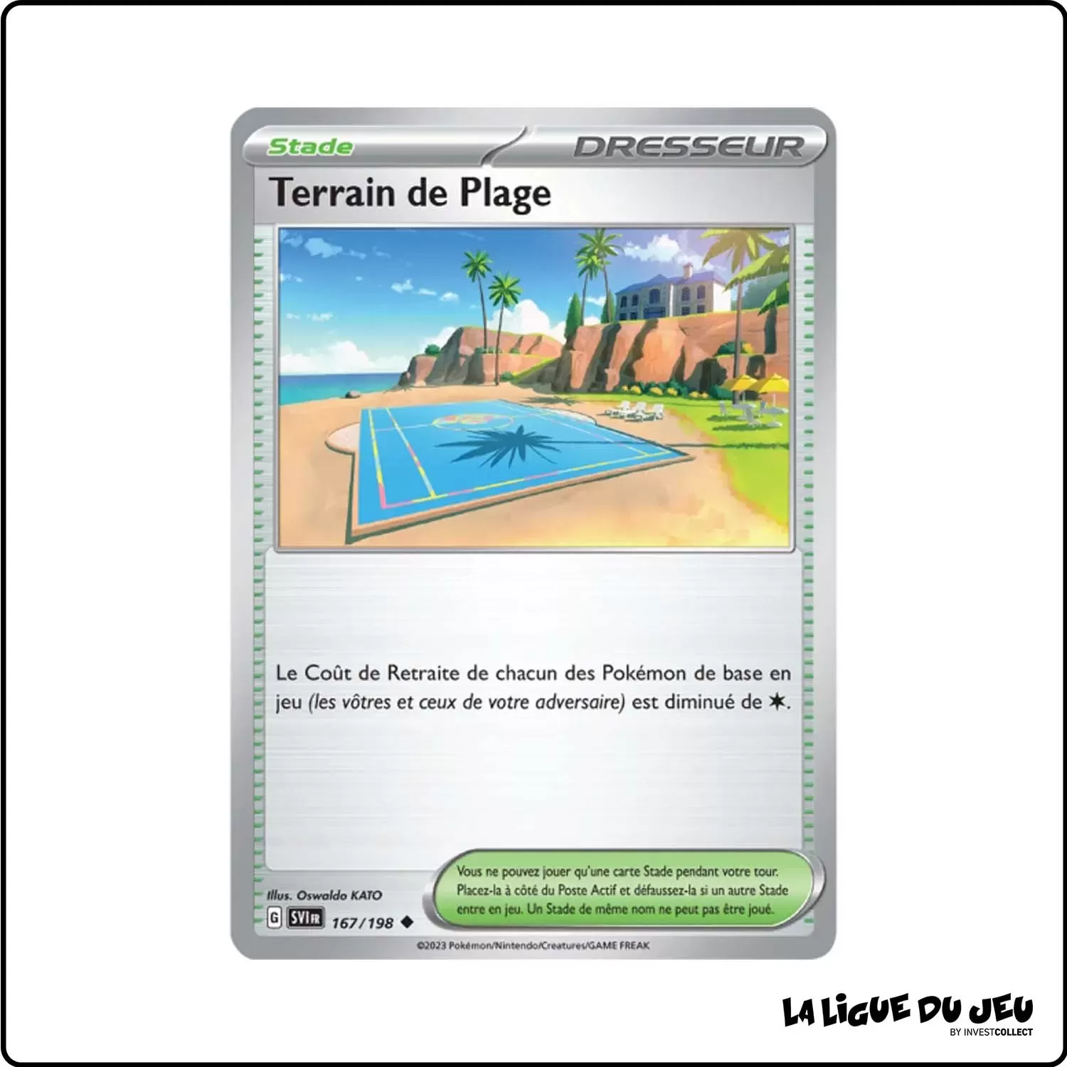 Peu commune - Pokemon - Écarlate et Violet de Base - Terrain de Plage 167/198