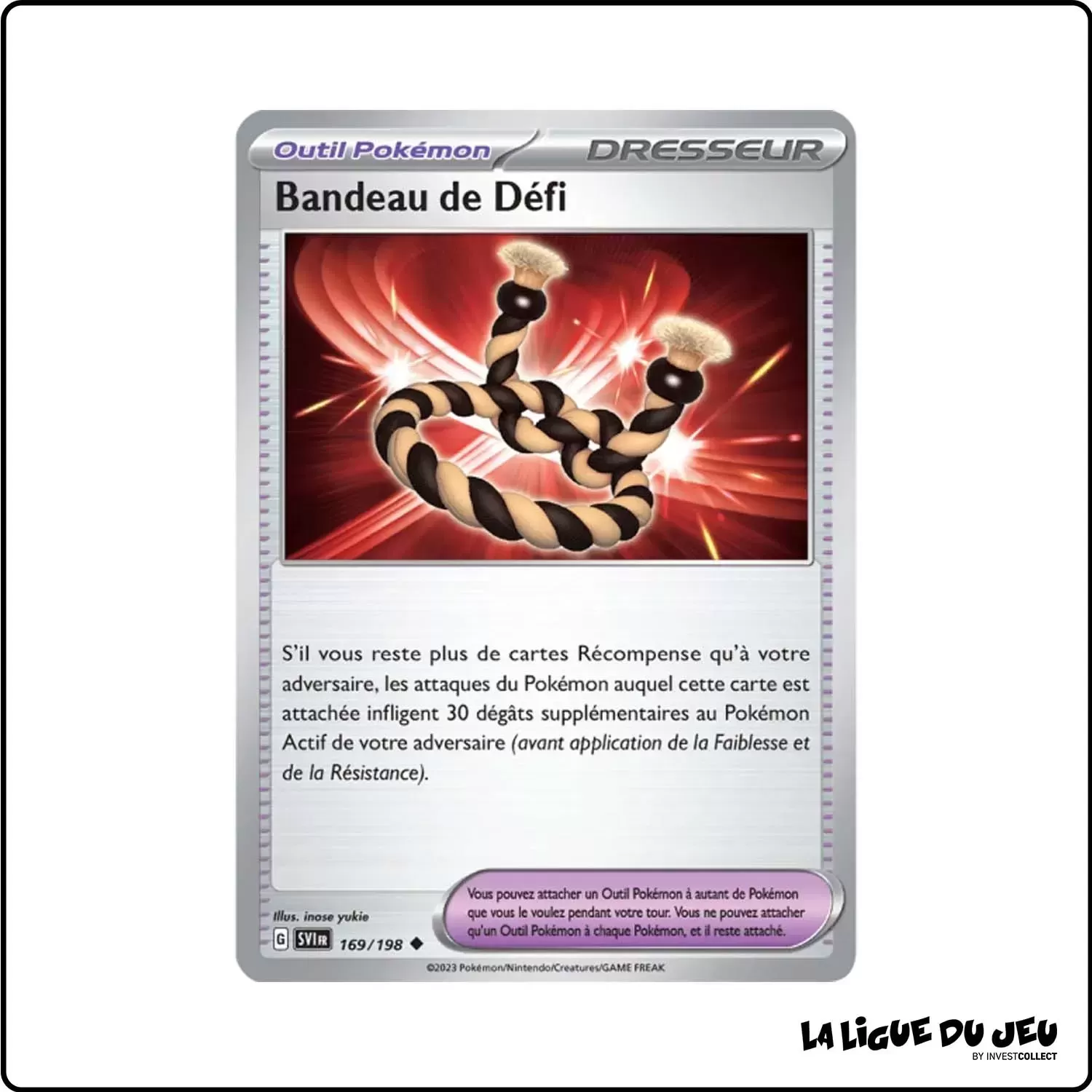 Peu commune - Pokemon - Écarlate et Violet de Base - Bandeau de Défi 169/198